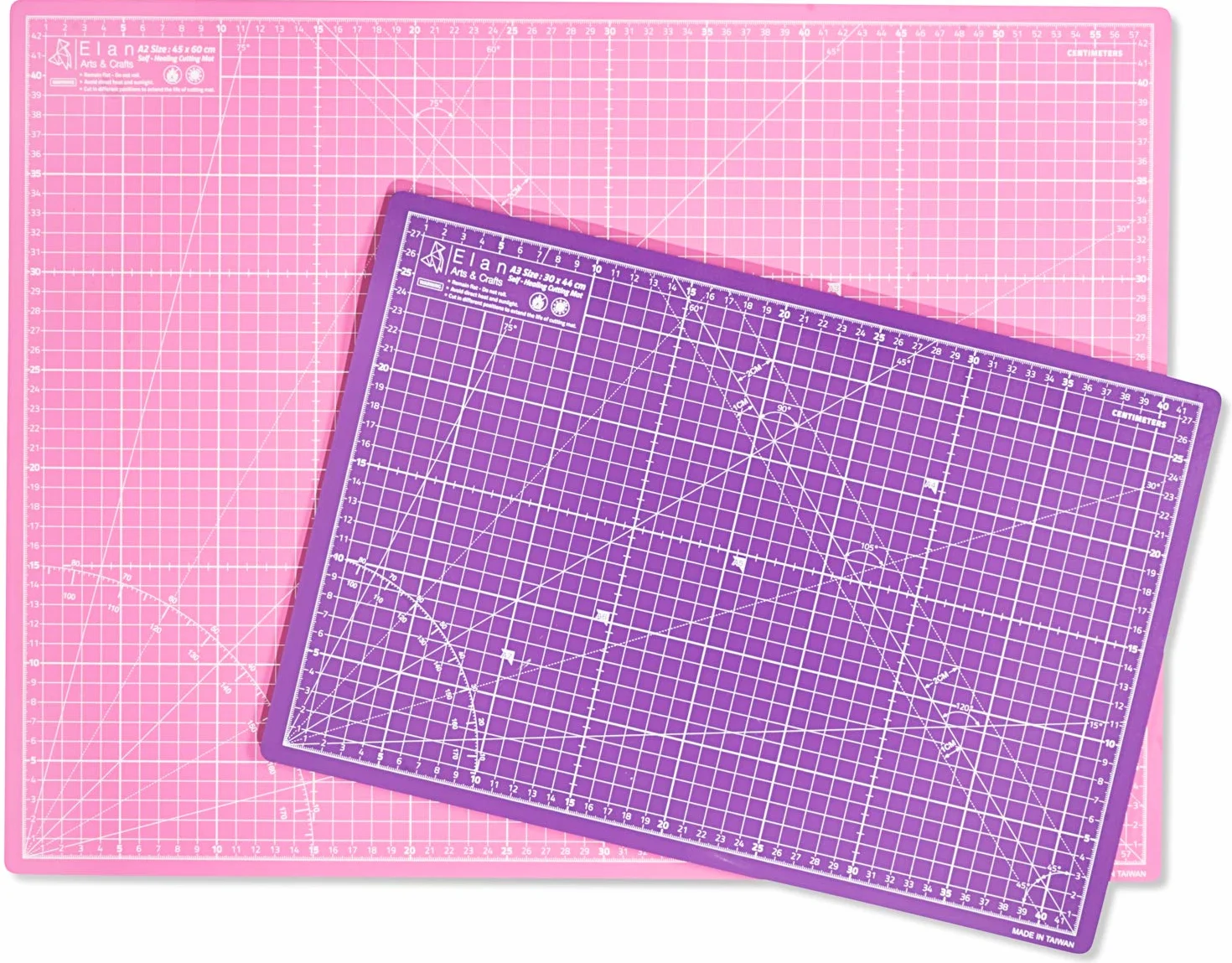Tappetino da Taglio A4 Elan Rosa 22x30 cm Autorigenerante 5 Strati PVC Riciclato