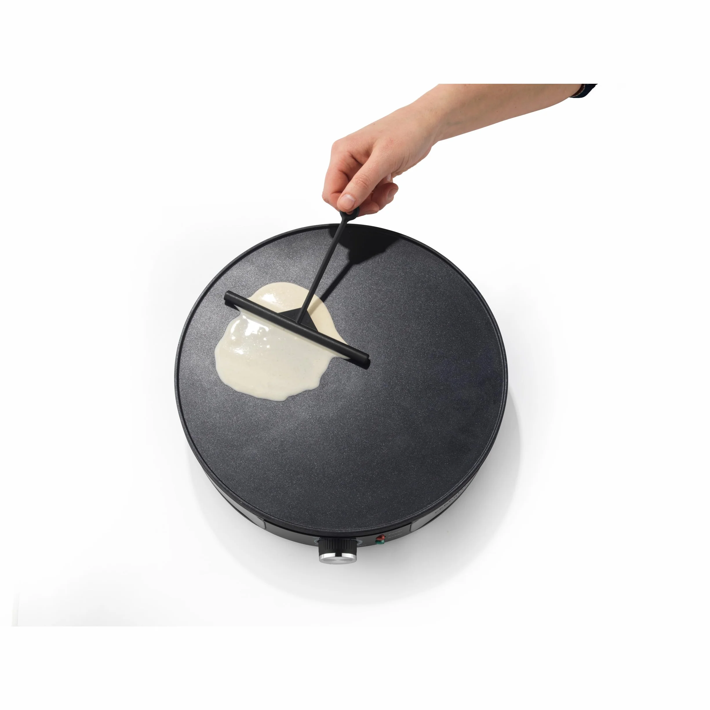 Progress Crepe Maker Reversibile 30 cm 1000W Antiaderente Temperatura Regolabile