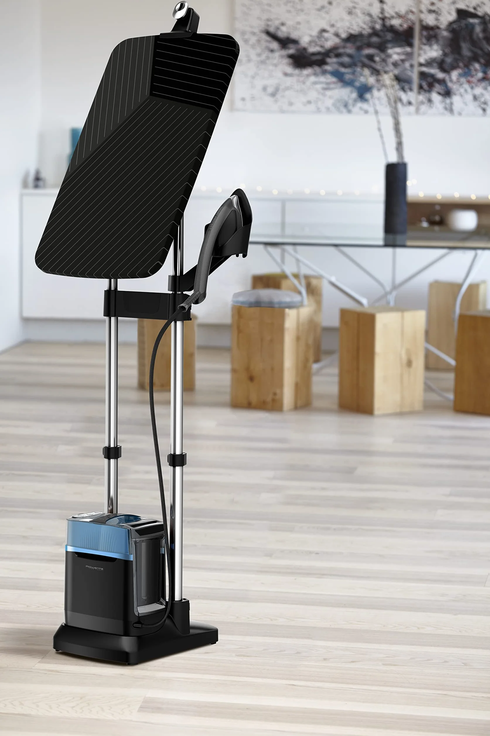 Rowenta IXEO Power QR2021 Ferro da Stiro Verticale con Caldaia, Asse Integrato, 5.8 Bar, 2170 W, 1.1 L