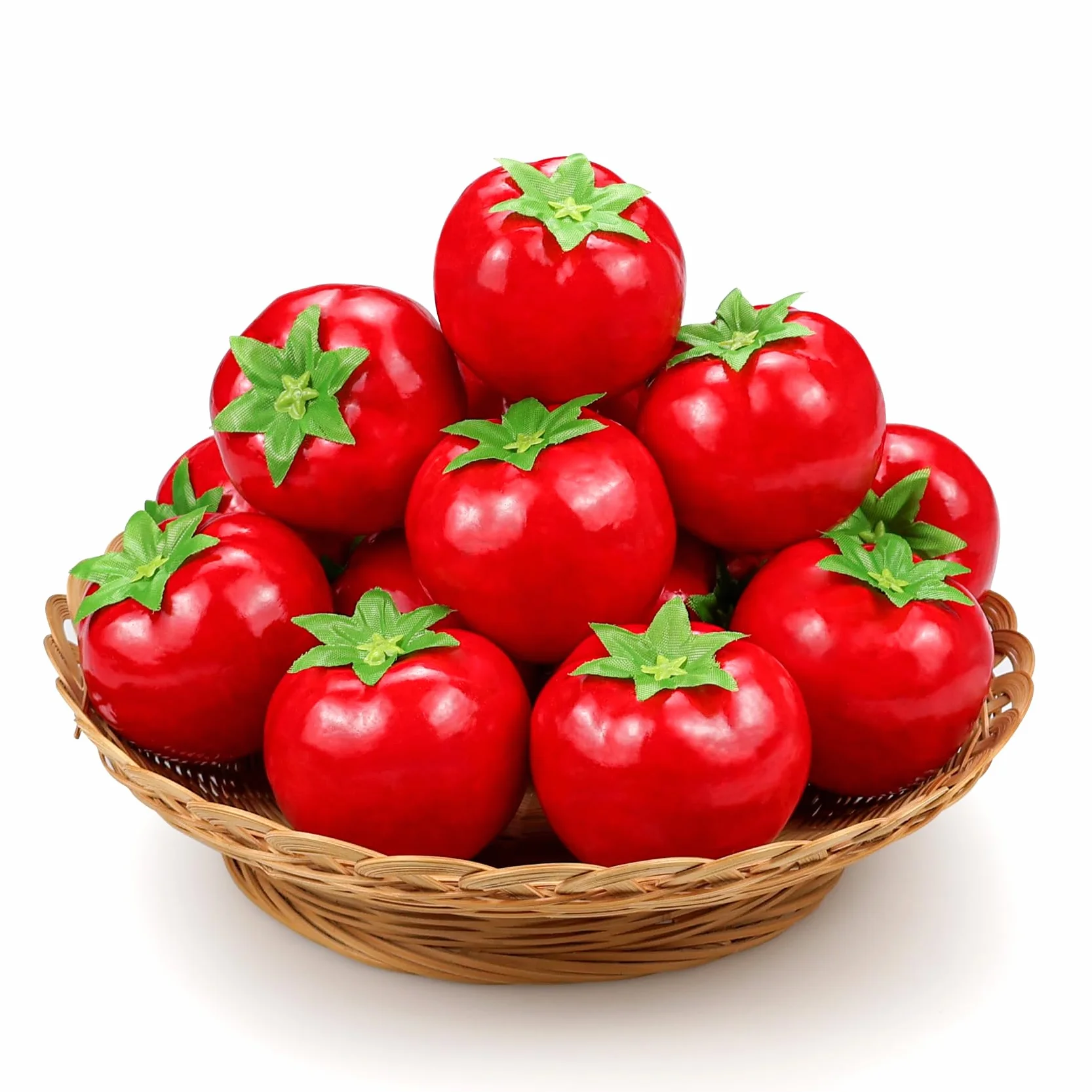Pomodori artificiali 15 pezzi decorazione verdure artificiali casa feste Natale