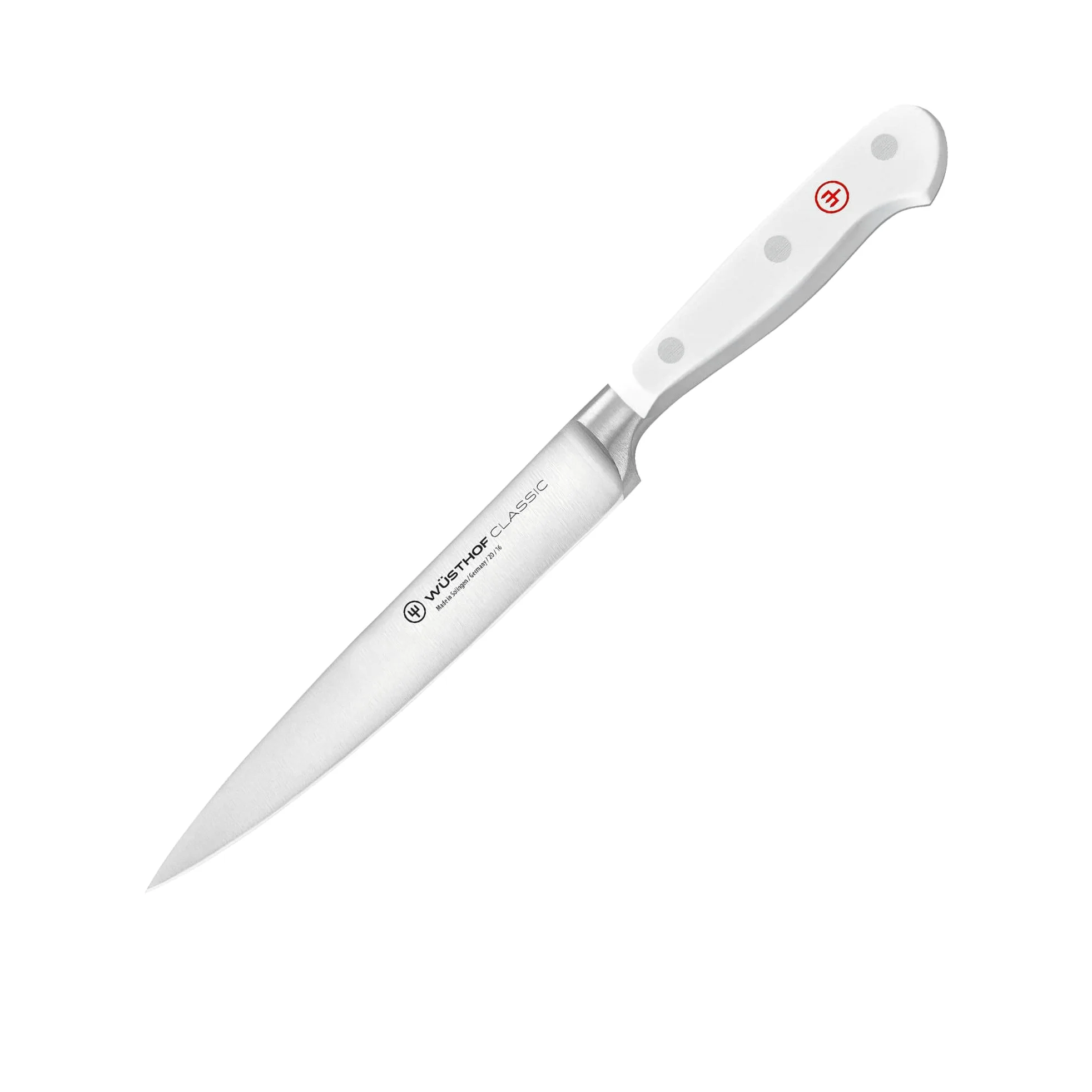 WÜSTHOF Classic Coltello prosciutto 16 cm, bianco