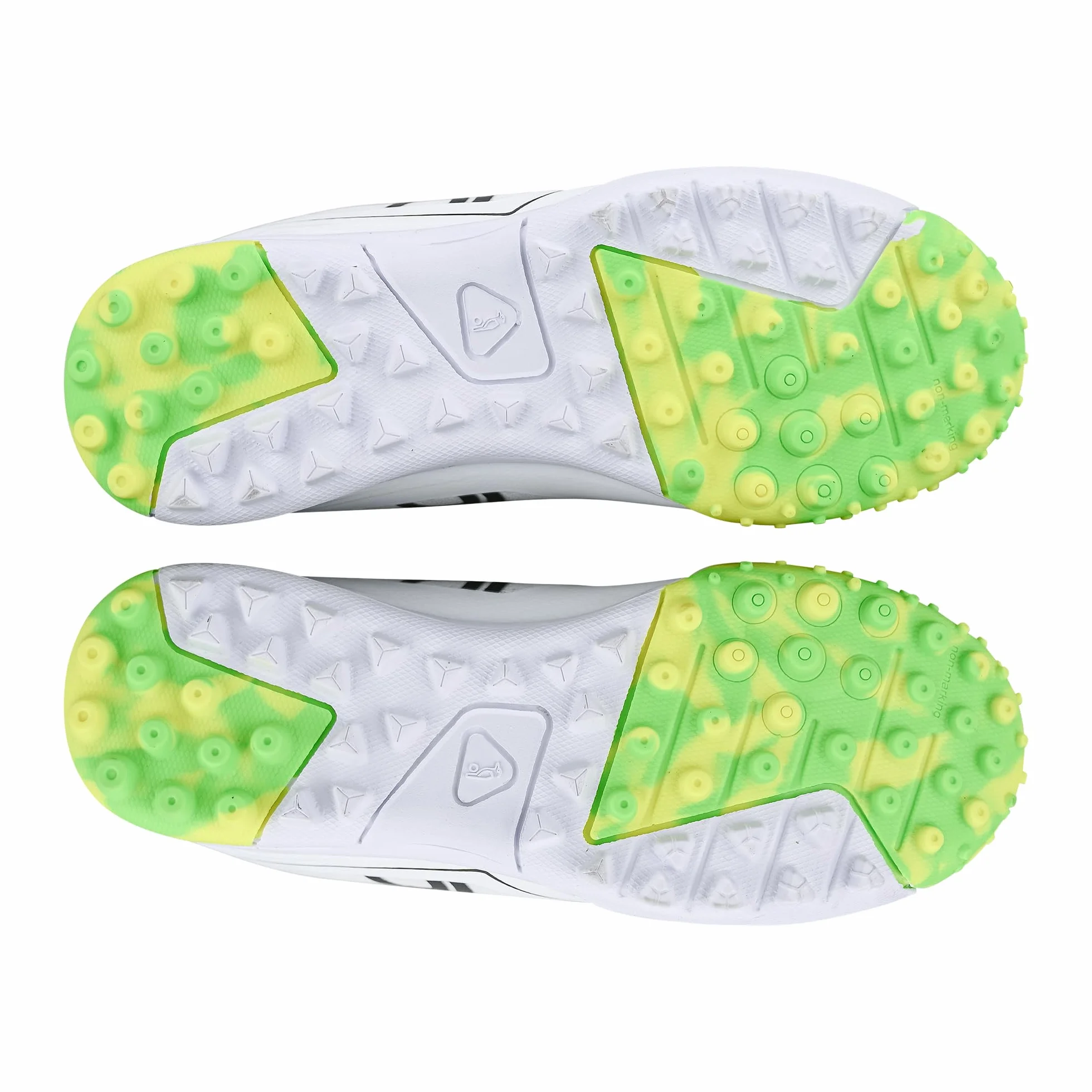 KOOKABURRA KC 5.0 Rubber Sole Cricket Shoe - Yellow/Green