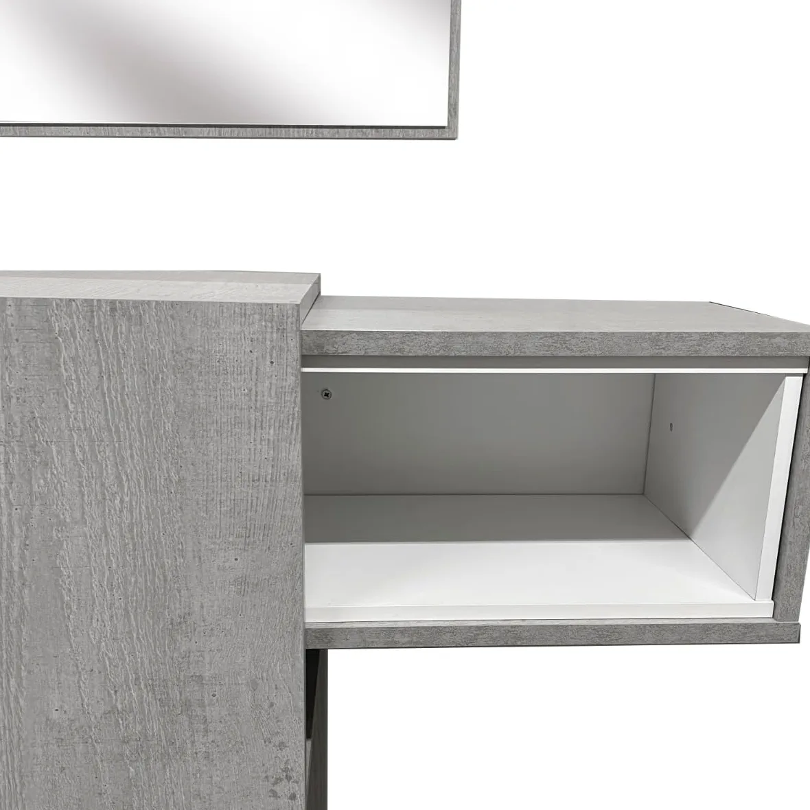 CALITAN FURNITURE FACTORY SP Z O.O. Mobile da Ingresso Move Cemento E Bianco