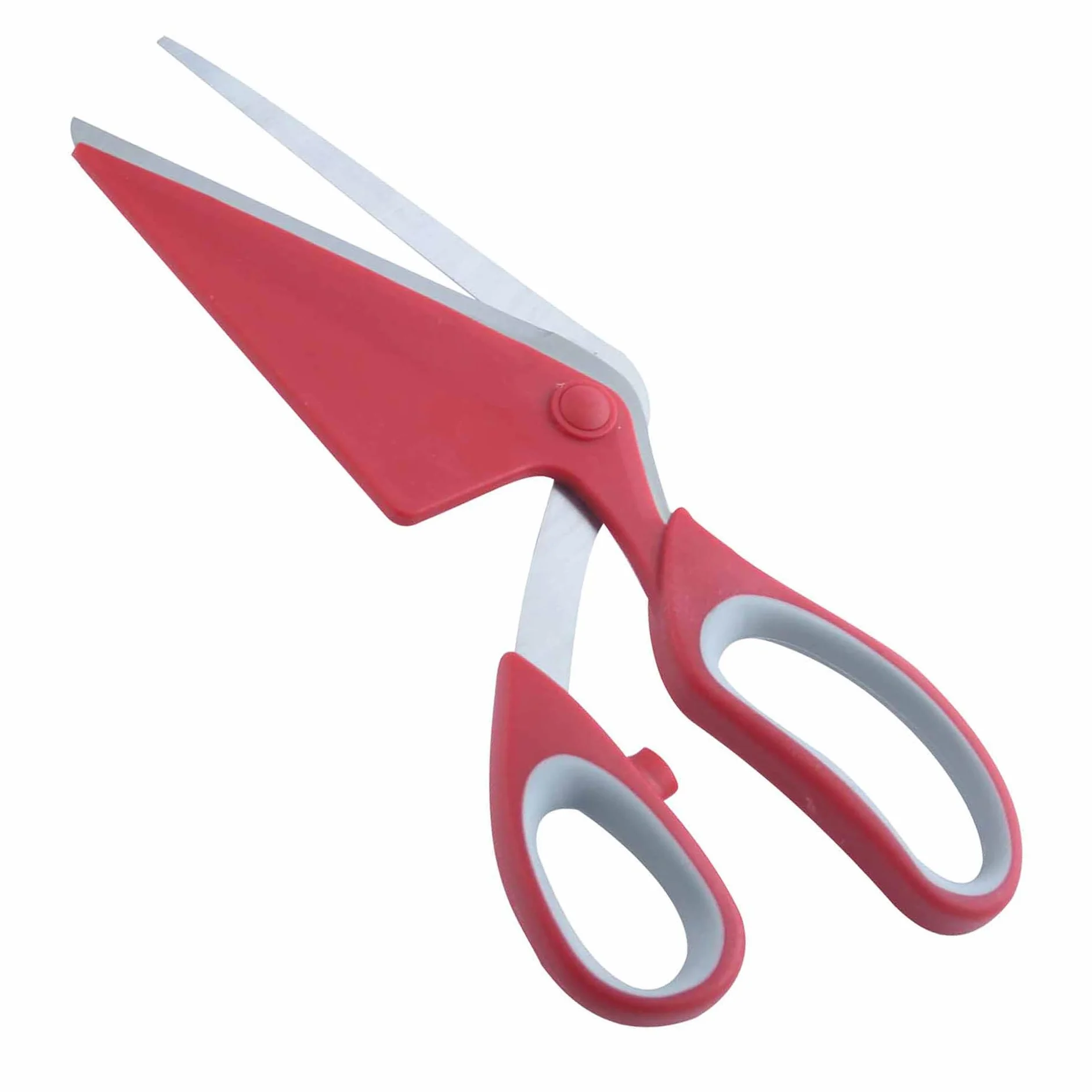 Fackelmann Forbici Taglia e Servipizza 2 in 1, con Lame in acciaio Inox, Servipizza in Nylon Resistente al calore e impugnatura Soft Grip Dim 27x9x1,5 cm