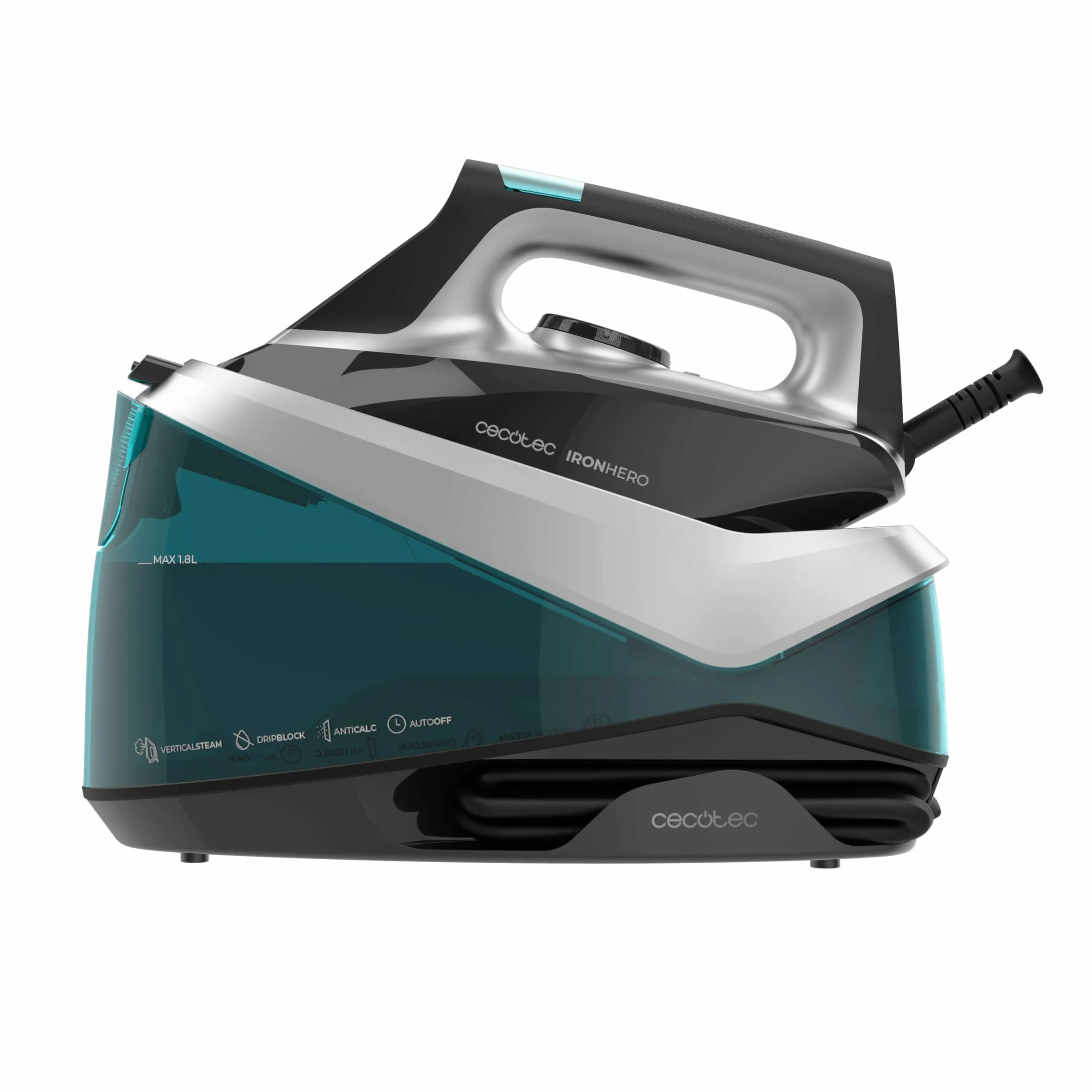 Cecotec Stazione Ironhero H-2800 Generatore Di Vapore 2800 W 360 G/min Nero/blu