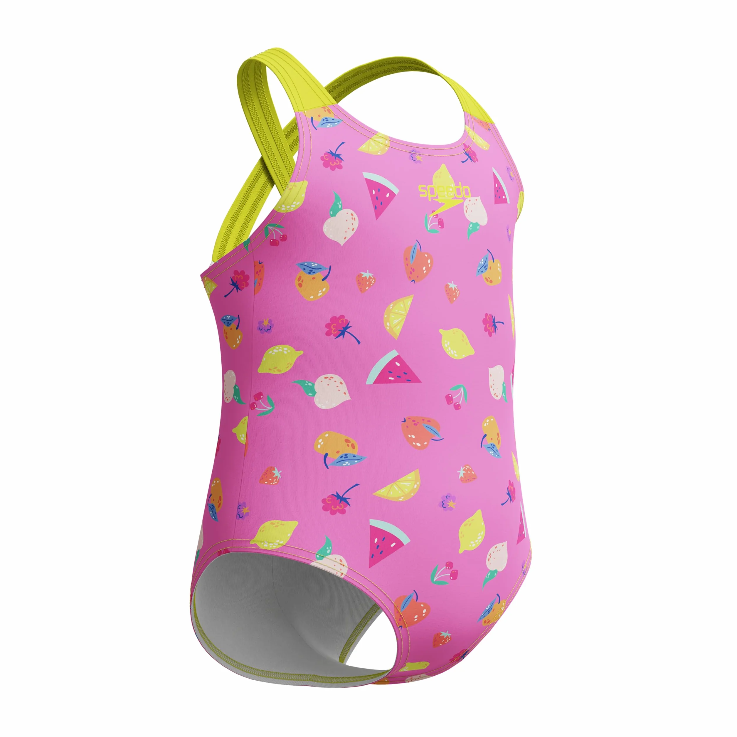 Speedo Print Crossback One Piece Costume da Bagno Bambine e Ragazze (Pacco da 1)