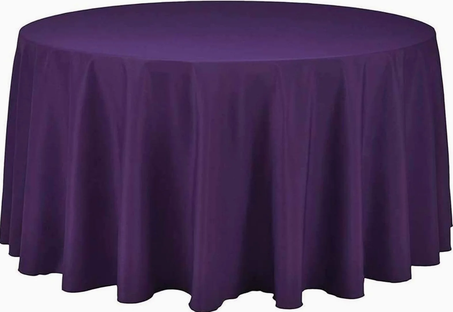 Tovaglie Fatte a Mano Tovaglia in Poliestere Solido Rotondo Semplice Tovaglia Rotonda Moderna Tovaglia per Ristorante di Nozze (Color : F, Size : 335CM)