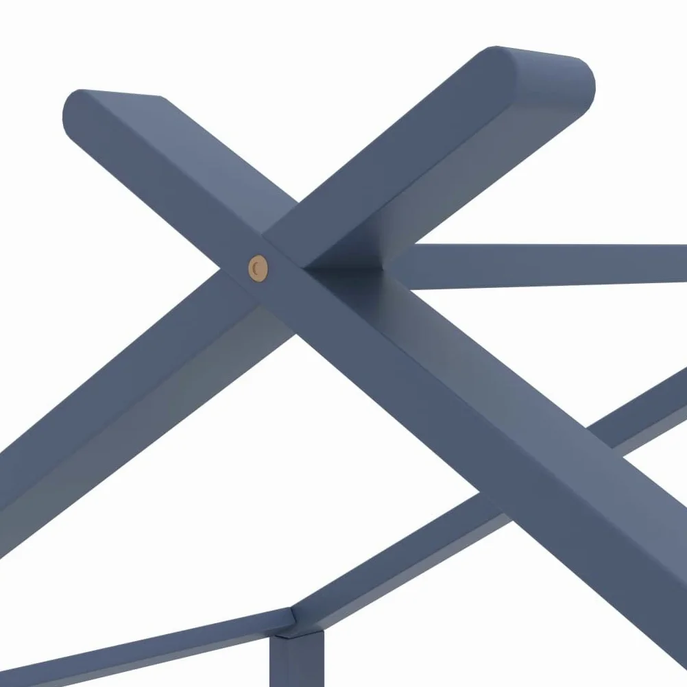 Struttura per letto per bambini in legno di pino massiccio, 70 x 140 cm, con vano portaoggetti, convertibile, regolabile in altezza, con protezione anticaduta, ideale come letto da gioco