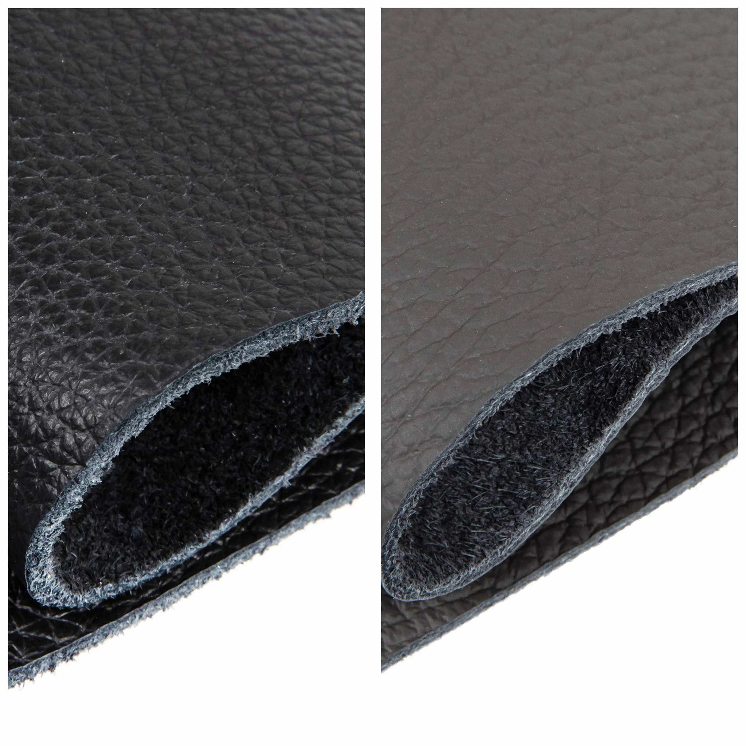 Ritagli di Pelle Cuoio Nero Grandi Dimensioni 1 kg Formato A3 per Borse Scarpe Artigianato
