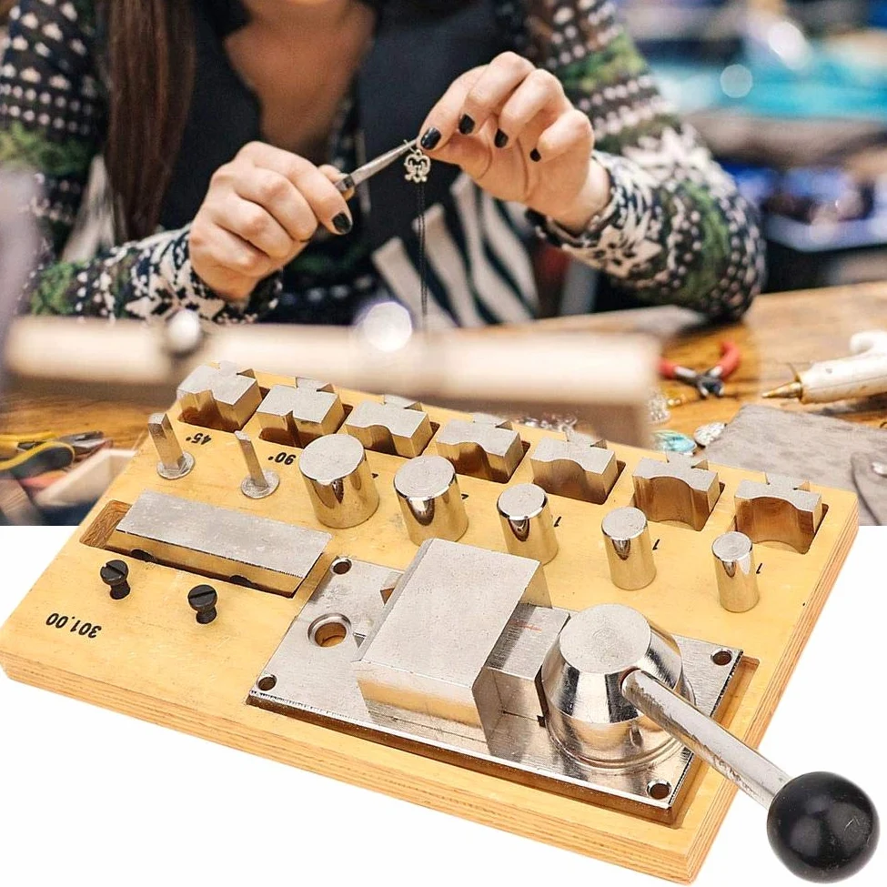 Piega la macchina piegatrice, strumento multifunzionale di piegatura dell'anello Strumento professionale di fabbricazione dei gioielli della macchina piegatubi dell'anello dell'orecchino di fabbricazi
