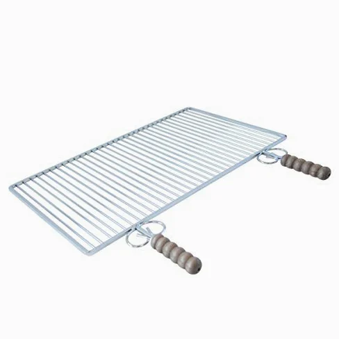 BG952 GRATICOLA ACCIAIO CROMATO CM 80X40 - CRUCCOLINI