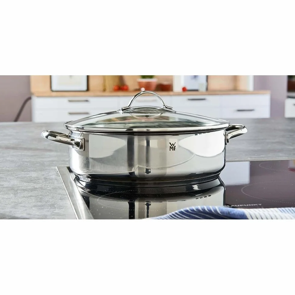 WMF Casseruola con Coperchio in Vetro, 28 cm