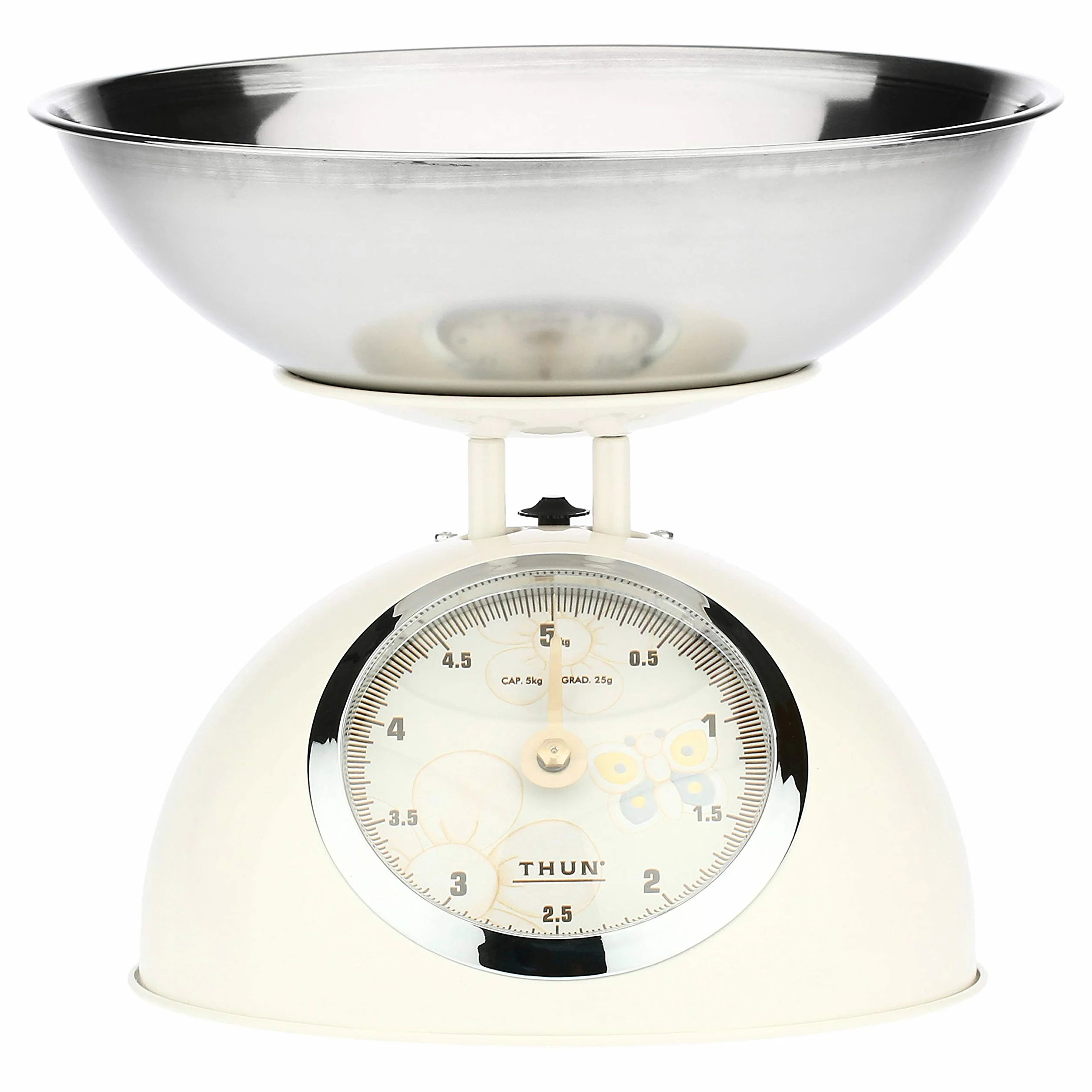 THUN Bilancia da Cucina Linea Elegance Acciaio Inossidabile Base 15 cm