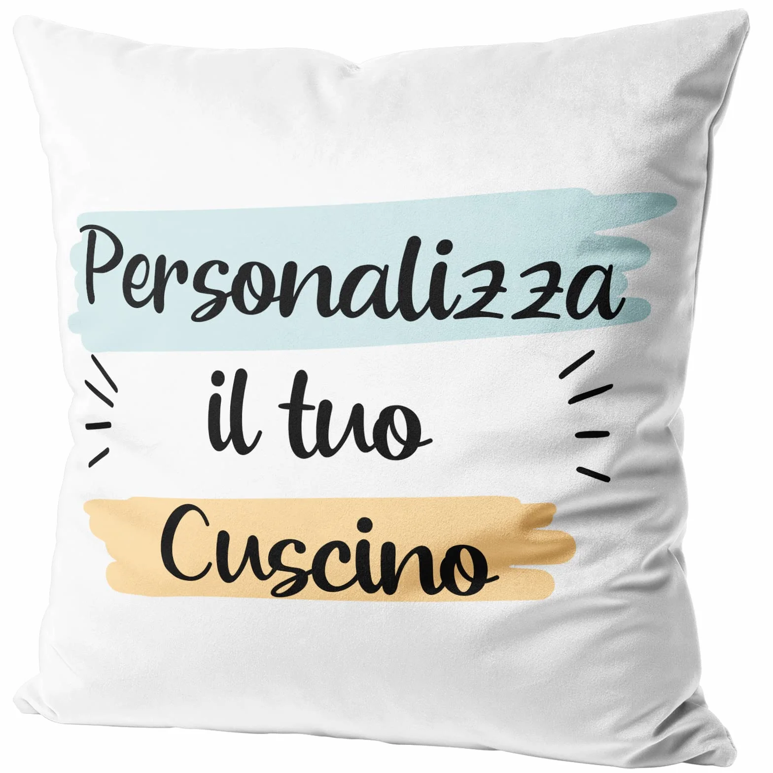 Cuscino Personalizzato con Foto 40x40, Stampa Fronte-Retro, Sfoderabile, Regalo Festa della Mamma