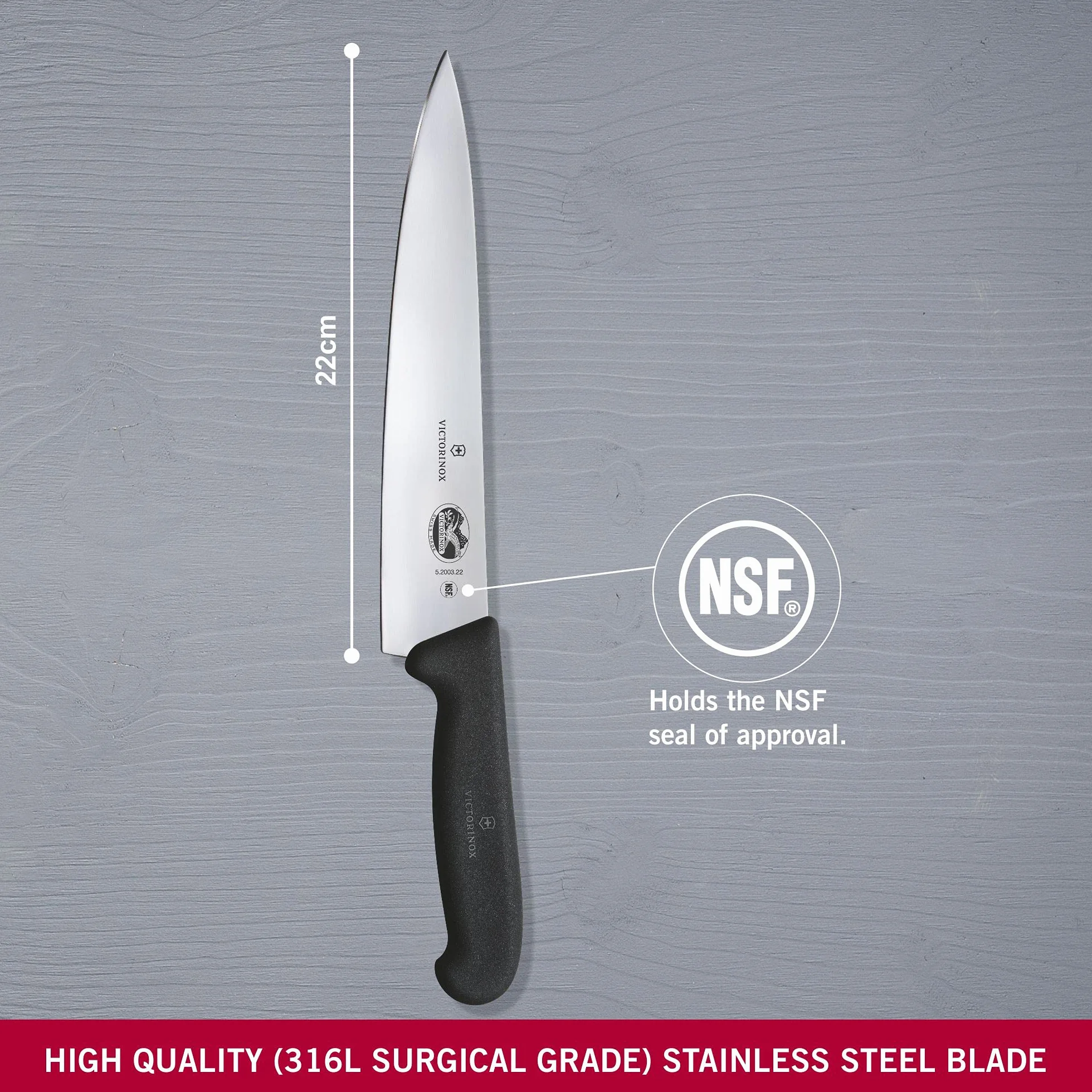 Victorinox Coltello da cucina trinciante Fibrox