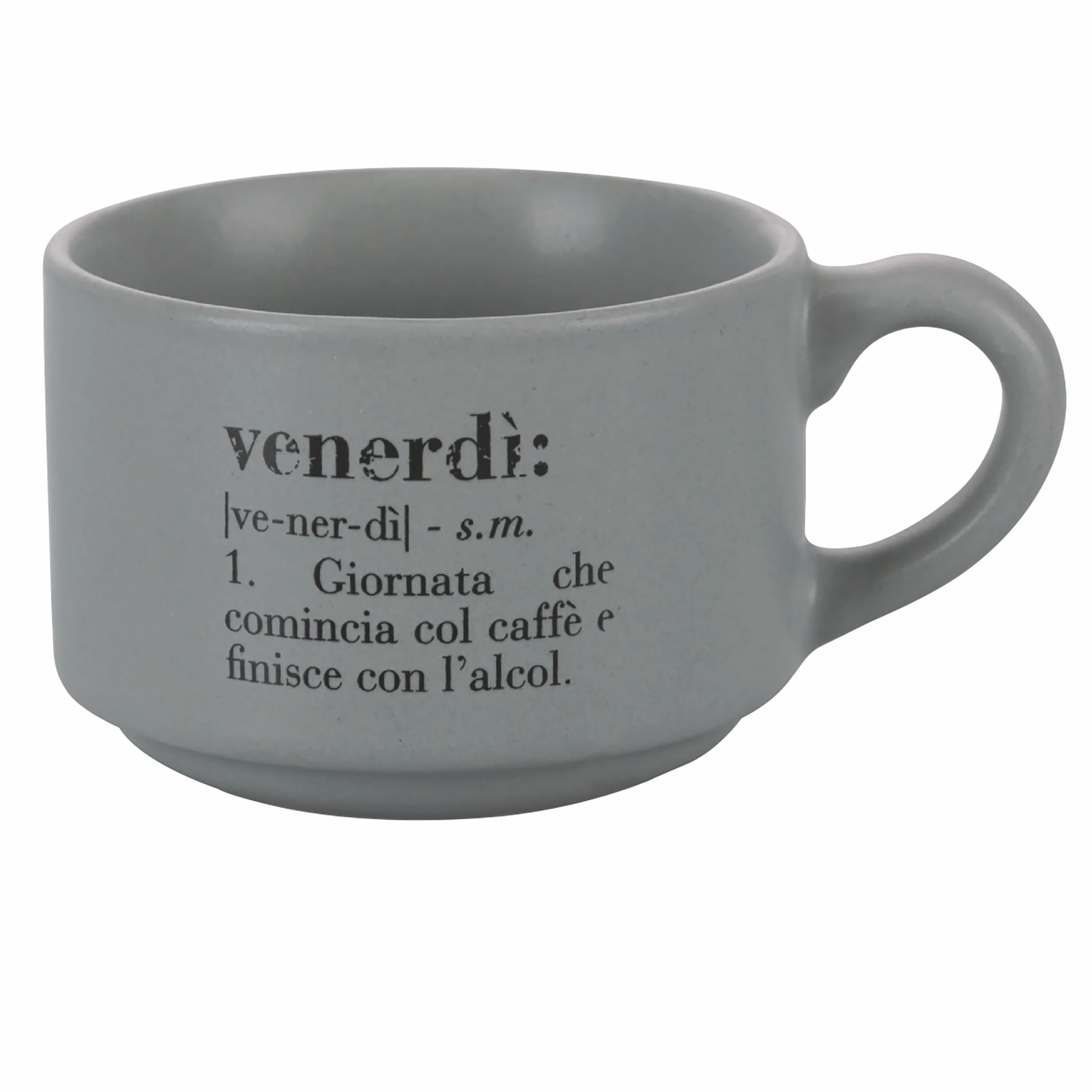 Villa d'Este Home Tivoli Set 6 tazzine caffè 90 ml porcellana con stand