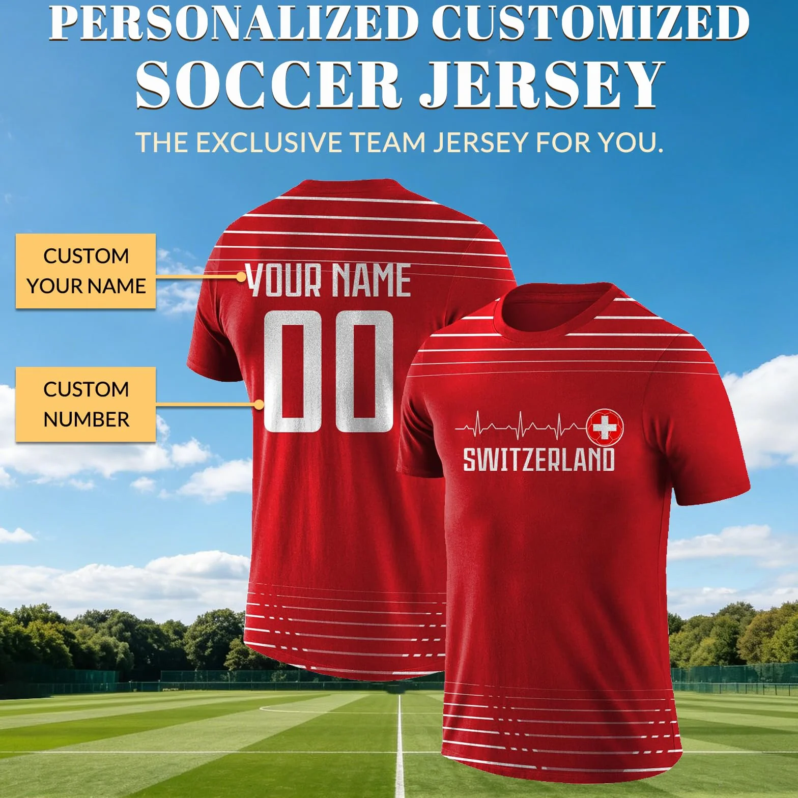 Generico Maglia Personalizzata Mondiali 2026, Maglie da Calcio Personalizzabili con Nome E Numero, Maglie Calcio Personalizzabili per Adulti E Bambini, Regali per Gli Appassionati di Calcio
