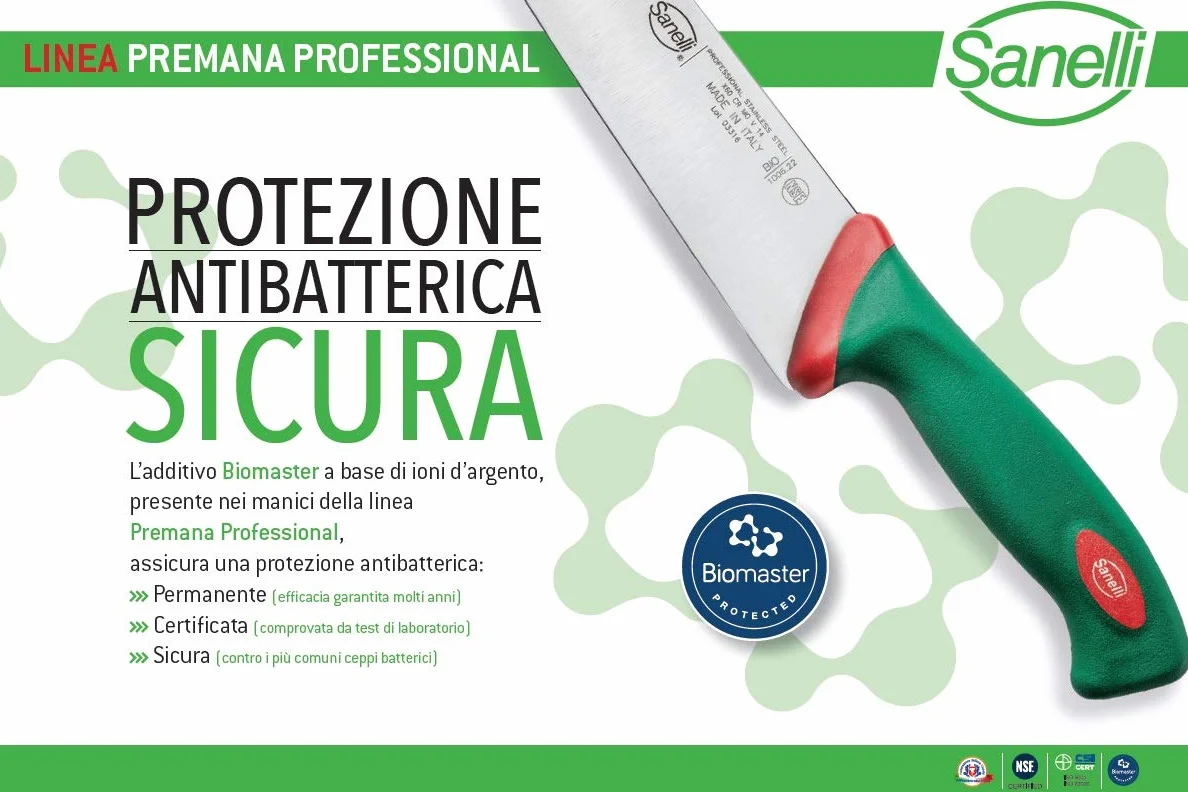 Sanelli Premana Professional Coltello Pane, Acciaio Inossidabile, 37 x 3 x 4 cm