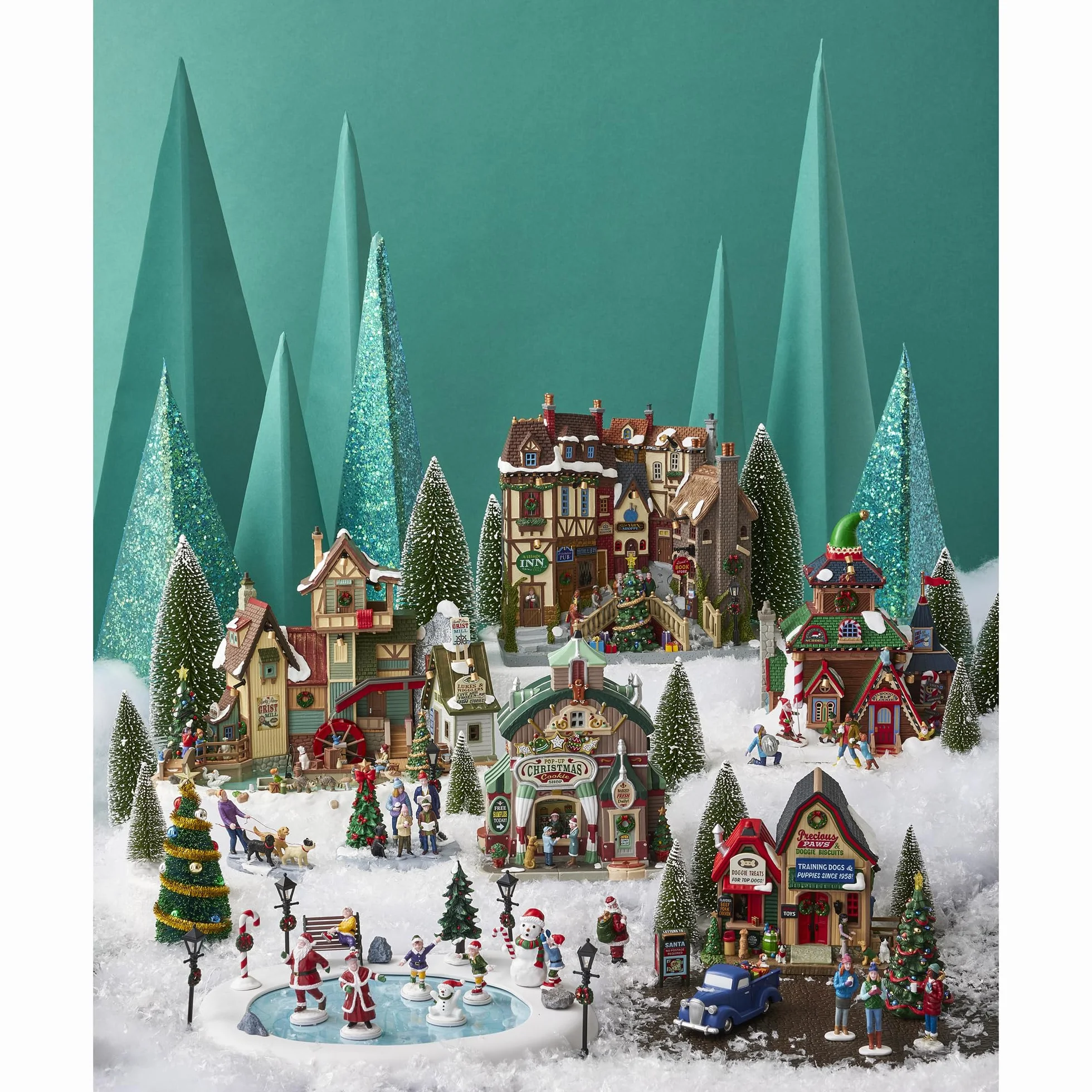 Lemax Oxfordshire Village batteria 4,5 V facciate