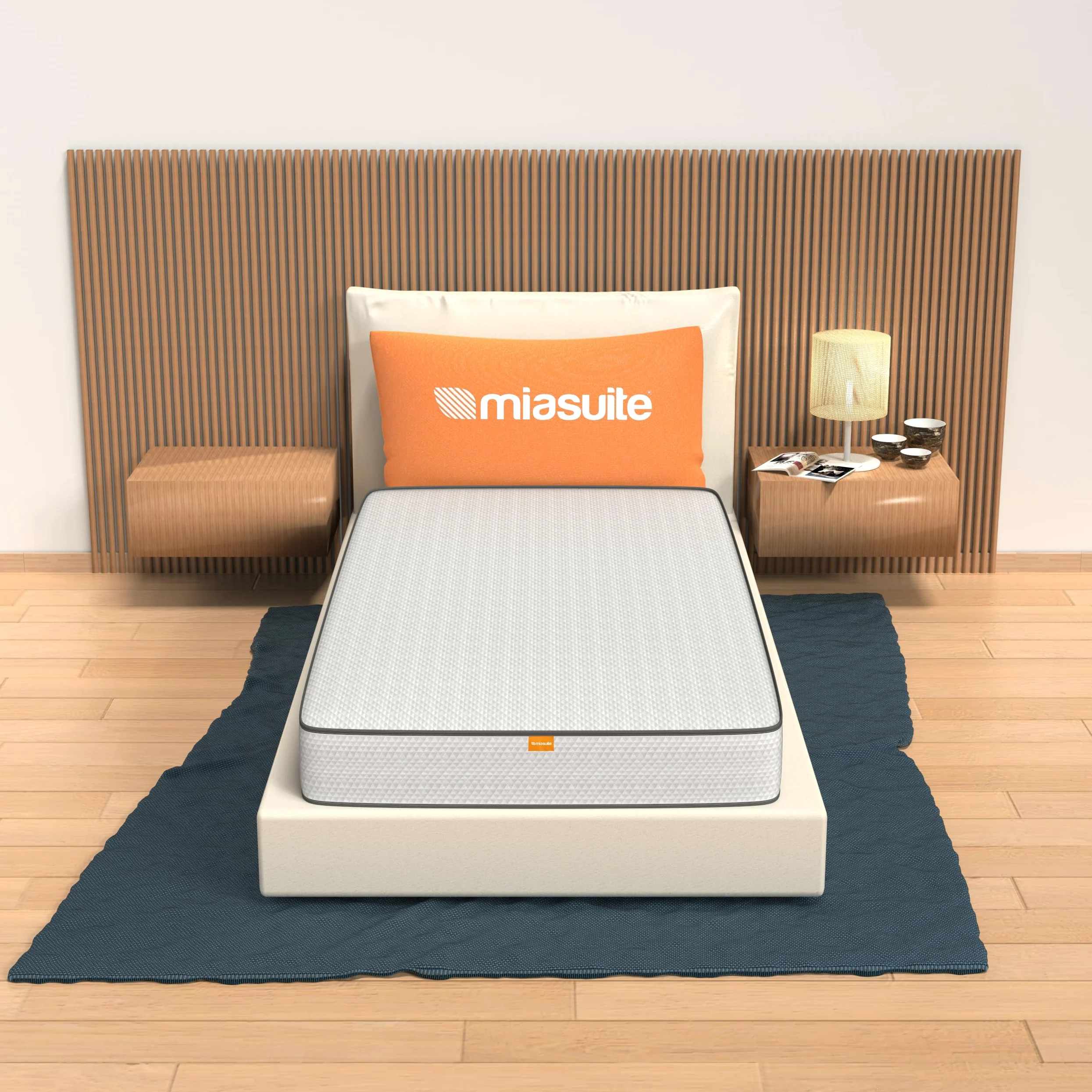 MiaSuite Materasso Memory Singolo 90x200, Alto 20 cm - 100% Made in Italy - Anallergico, Antibatterico, Antiacaro - Ortopedico, Dispositivo Medico | Primavera H20