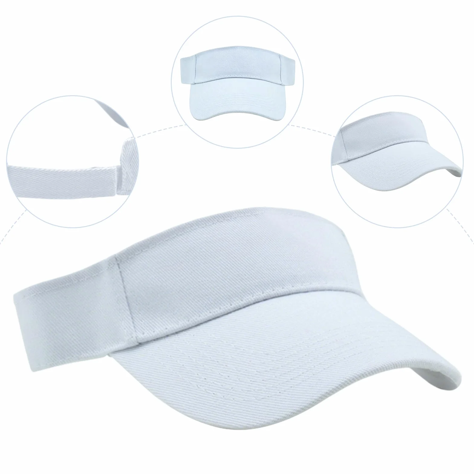 Cappello da sole per bambini 4-10 anni ragazzi ragazze visiera regolabile estiva