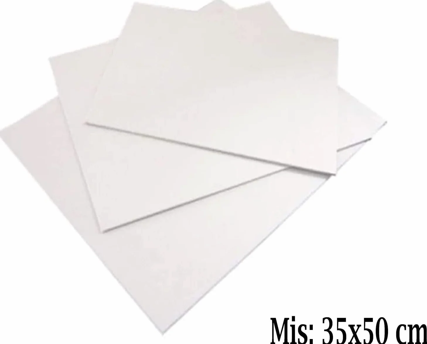 Cartone TELATO per Pittura 35x50 CM Spessore 3mm Bianco ARTISTI DIPINGERE Disegno