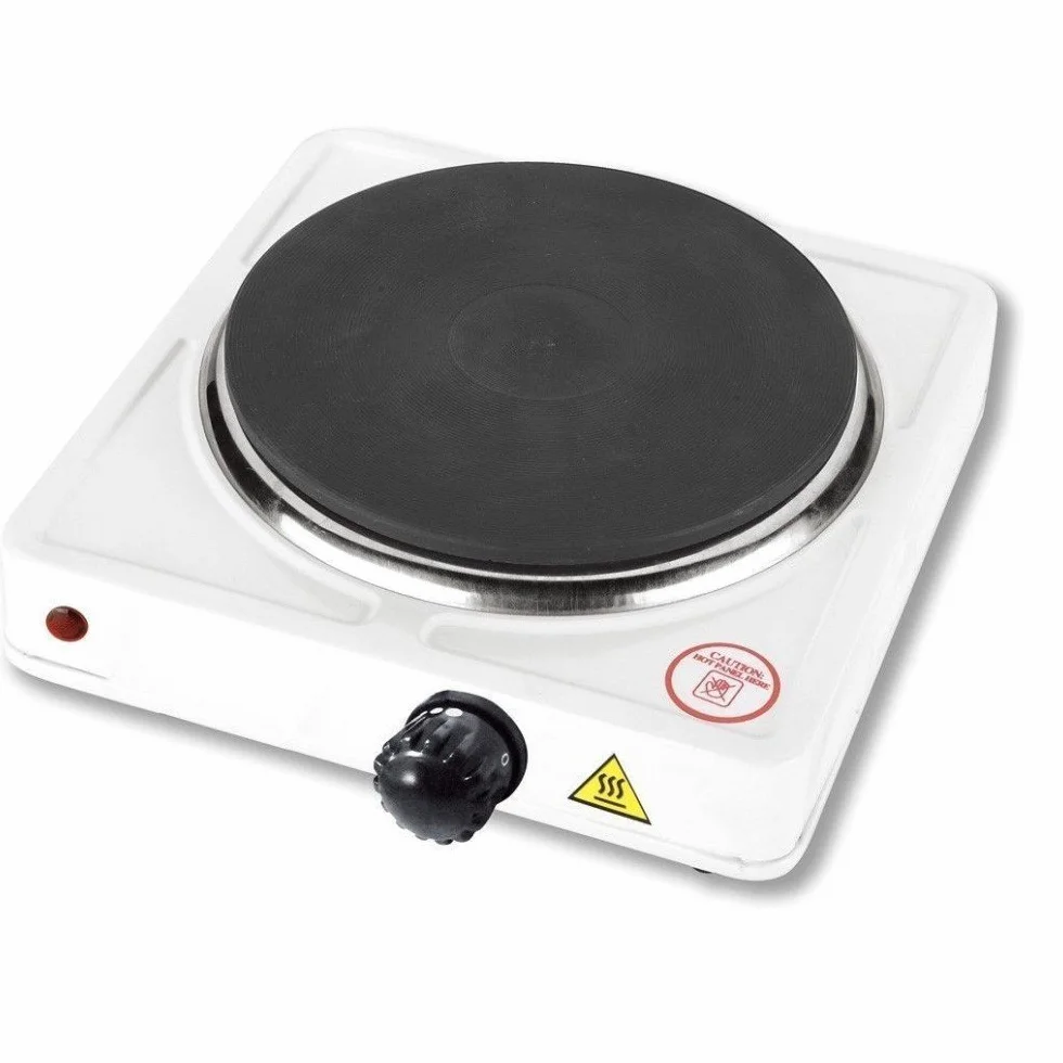 Mini Fornello Elettrico 500W Piastra Ghisa 108 mm Campeggio