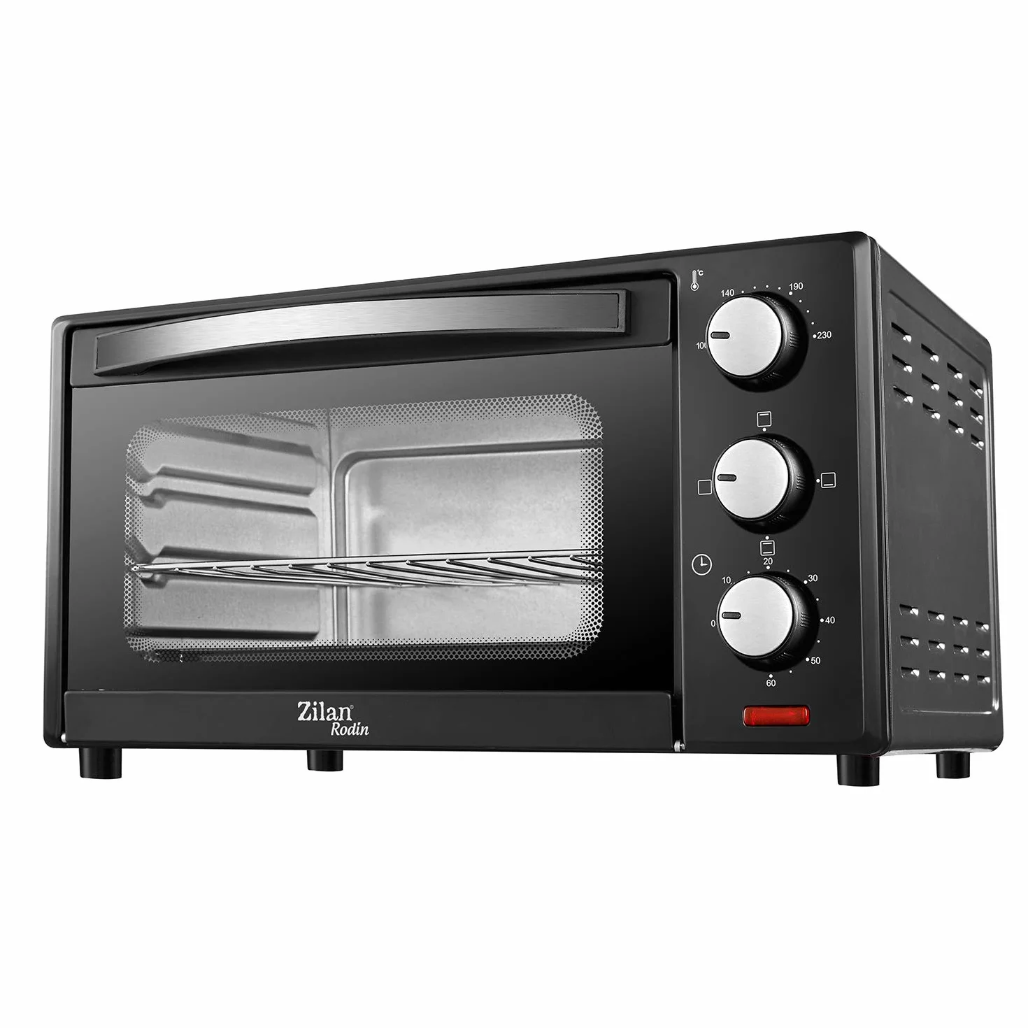 Zilan forno elettrico 15 litri doppia protezione in vetro
