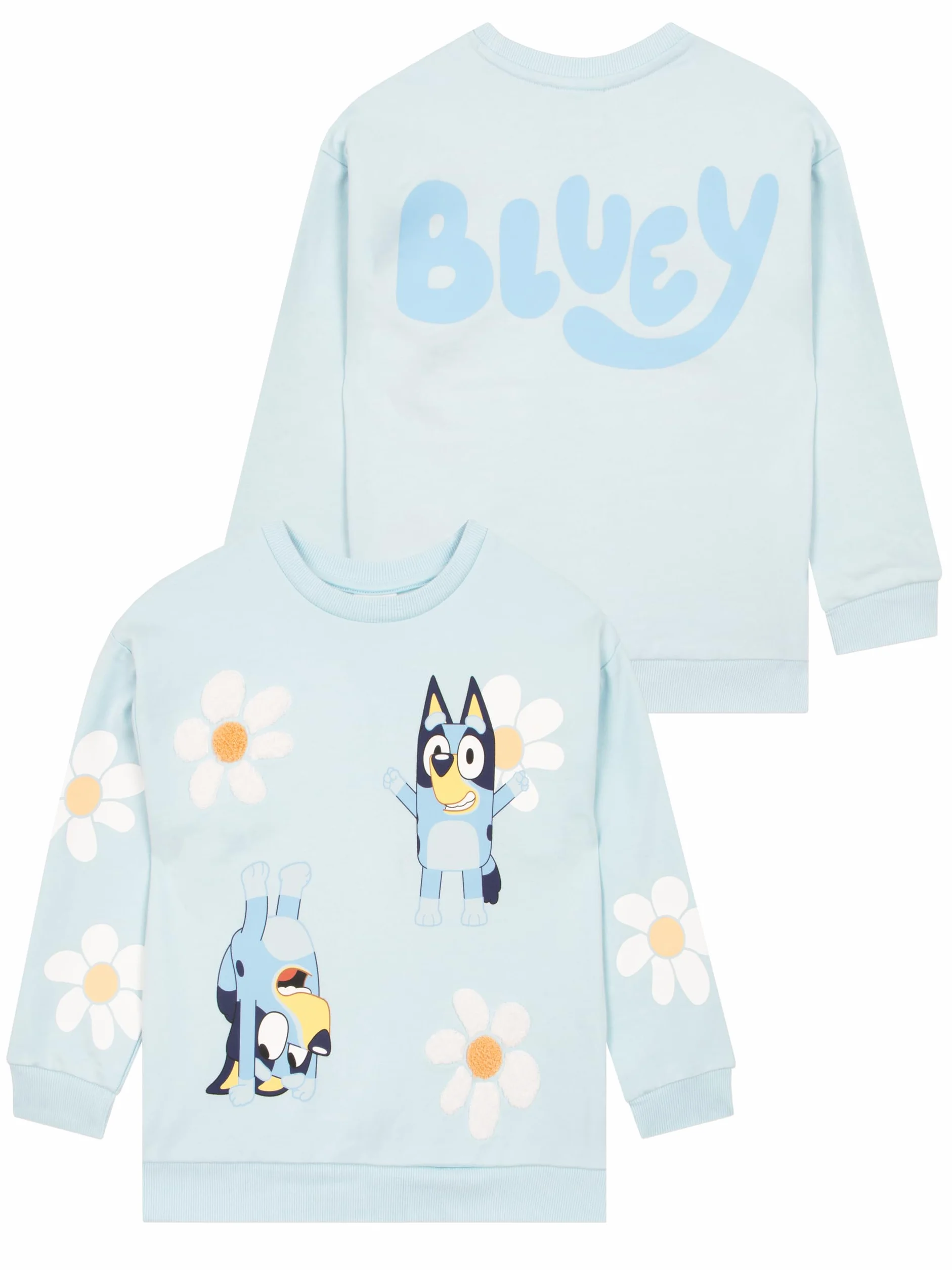 BlueY Felpa Bambina | Felpe Ragazza Cotone | Maglione Bambina Fiore