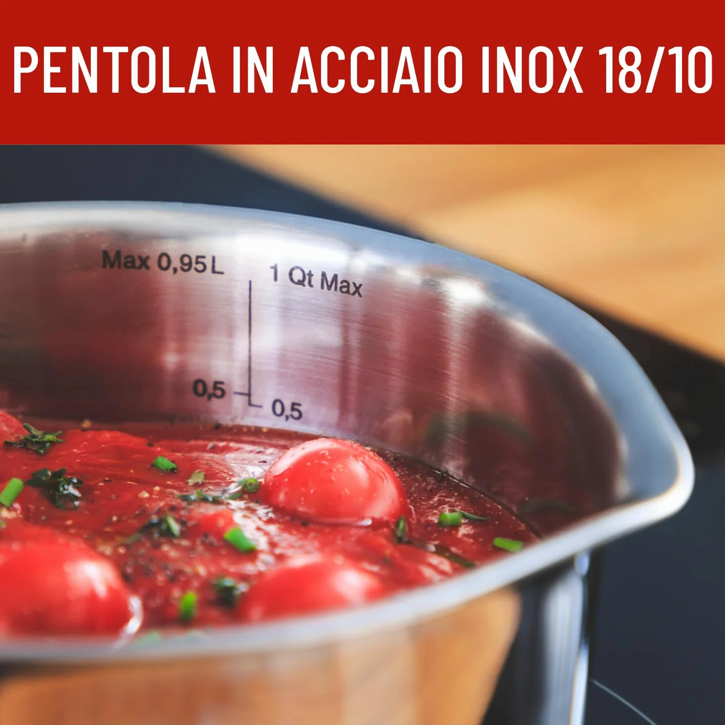 Lagostina Smart Set di Pentole Induzione, Gas e Forno in Acciaio Inox 18/10, 9 Pezzi, Fondo Lagoseal Plus Triplo Strato, Batteria di Pentole con 4 Casseruole, Pentola 2 Maniglie, 4 Coperchi
