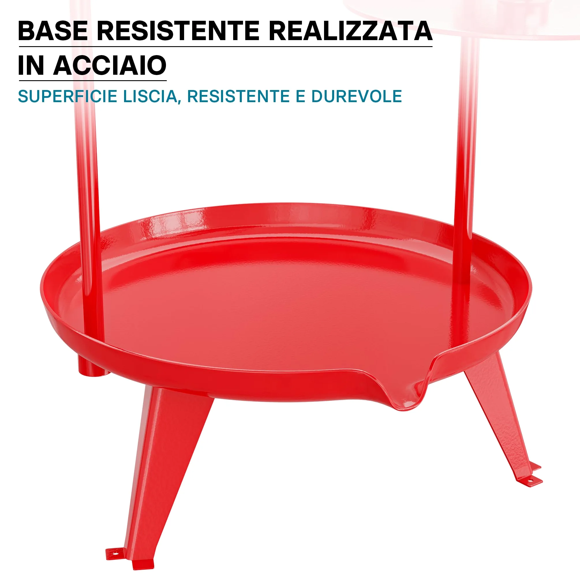 Wiltec Torchio Frutta da 14 Litri, cestello in Acciaio Inox, con treppiede e beccuccio