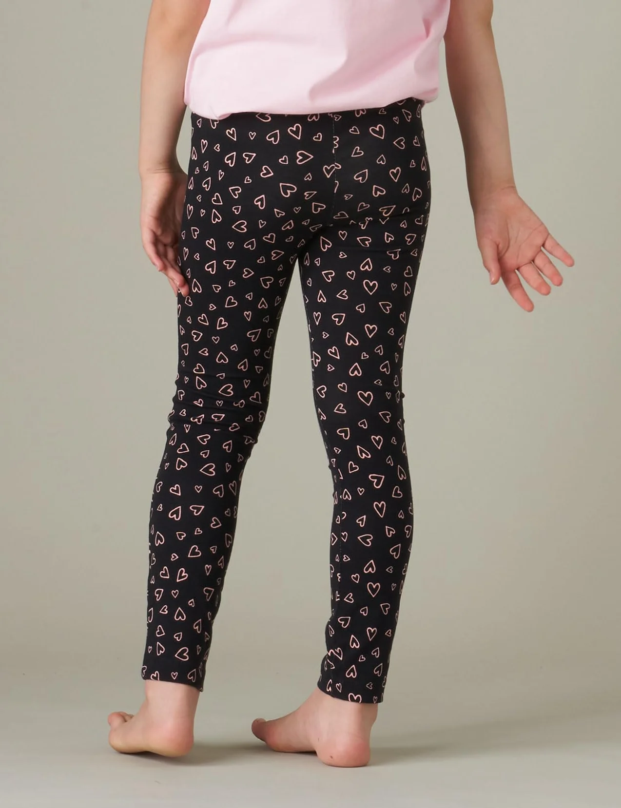 LAPASA Pacco da 4 Leggings per Bambina Lunghi e Capri in Cotone Elastici Comodi per Sport e Quotidiano età 3-13 Anni