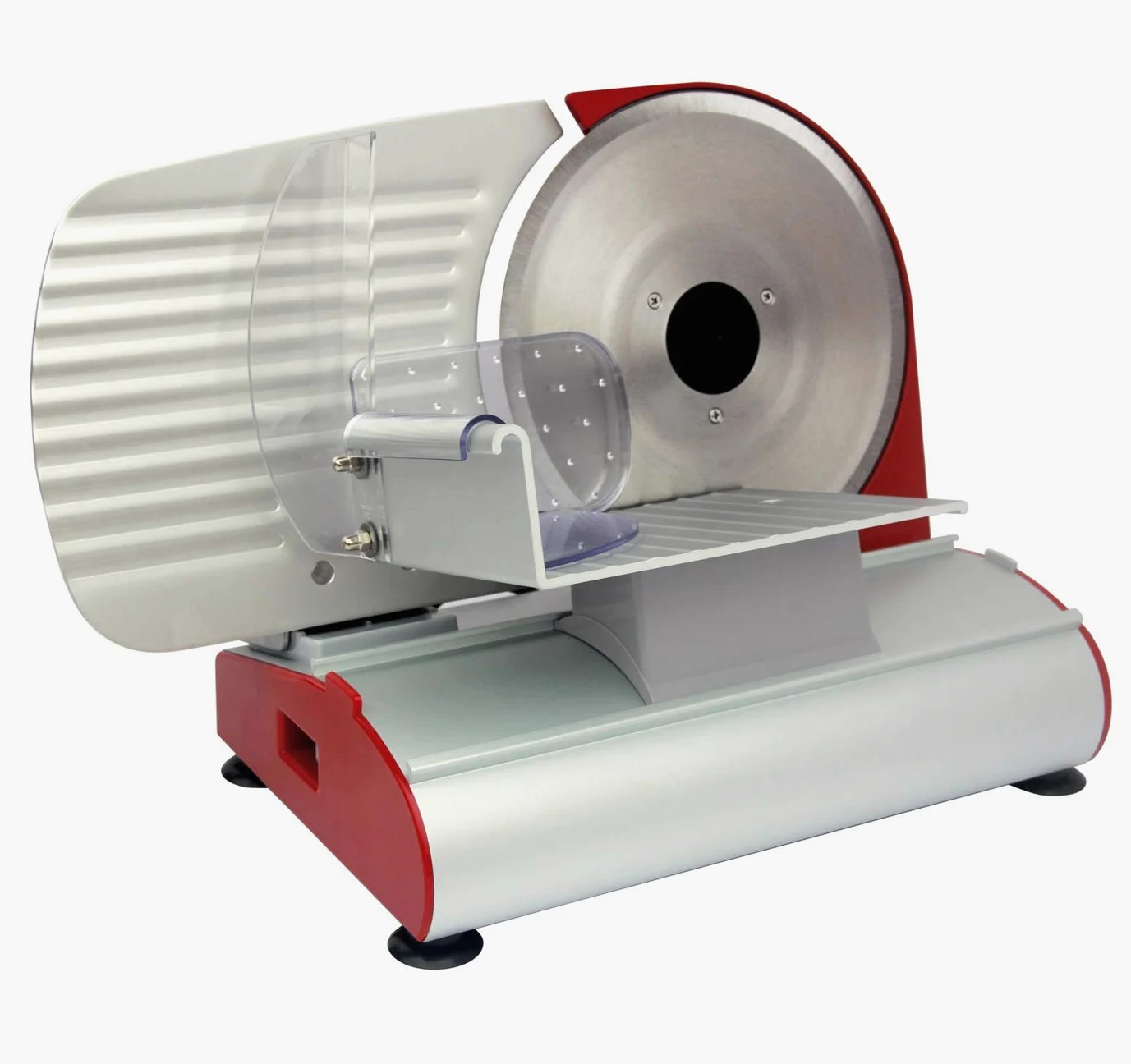 RGV Affettatrice 220 Mary - Affettatrice Professionale 200W in Alluminio, Lama Ø220mm Estraibile, Spessore Regolabile Fino 14 mm