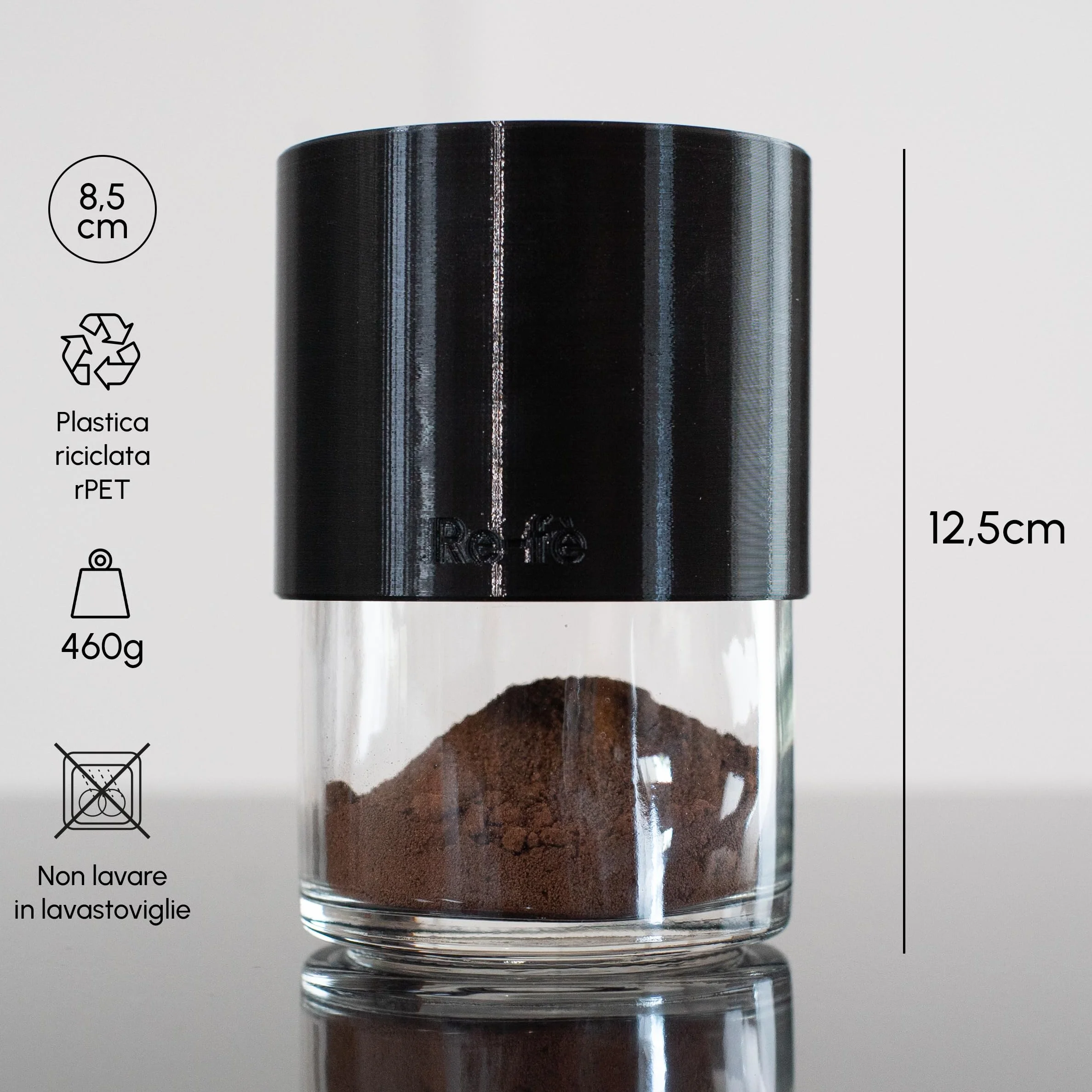 Re-fè Original Utensile Design Riciclo Capsule Caffè Alluminio Compatibili Nespresso Svuota Ricicla