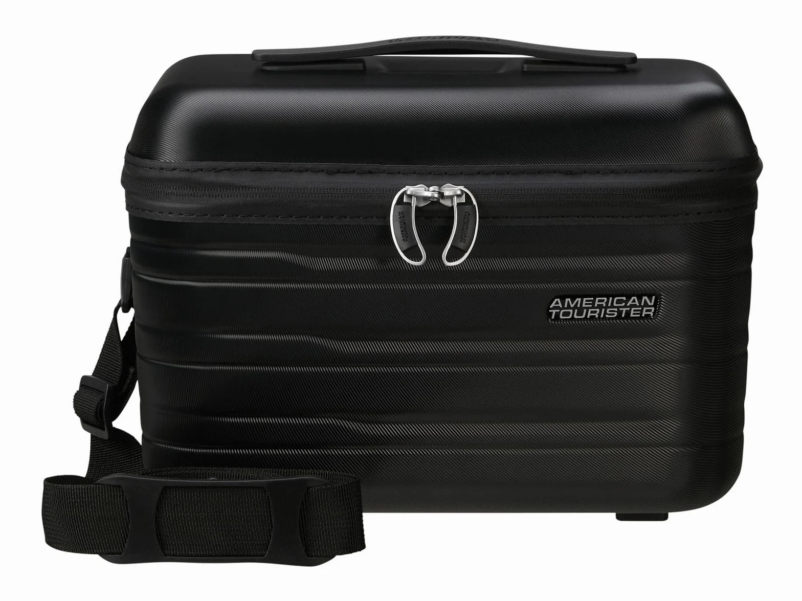 American Tourister Flashline - Beauty Case, 36 cm, Dark Black