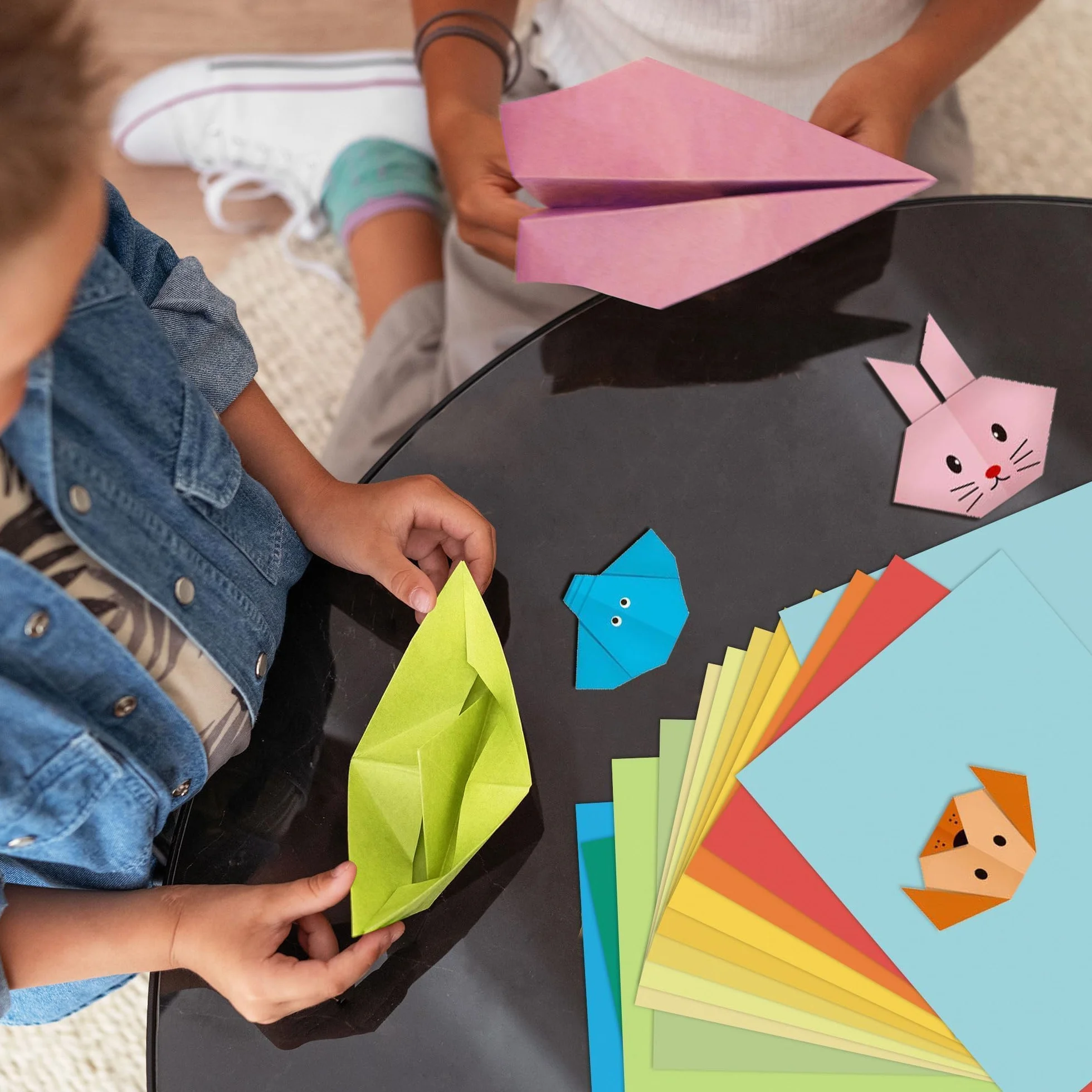 Carta per origami A4 80 gsm 180 fogli 20 colori vivaci fronte-retro