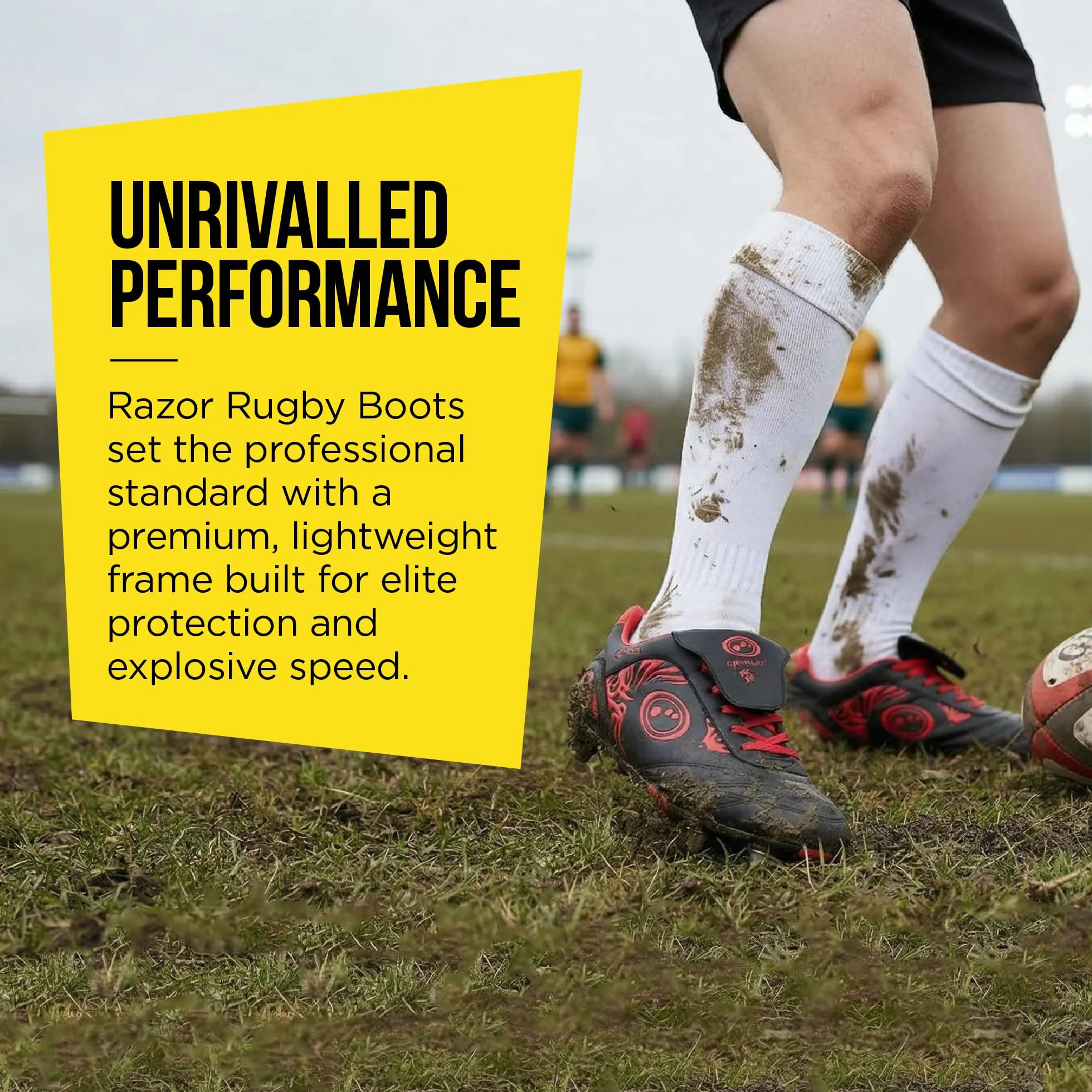 Optimum Razor Scarpe da RugbyUomo