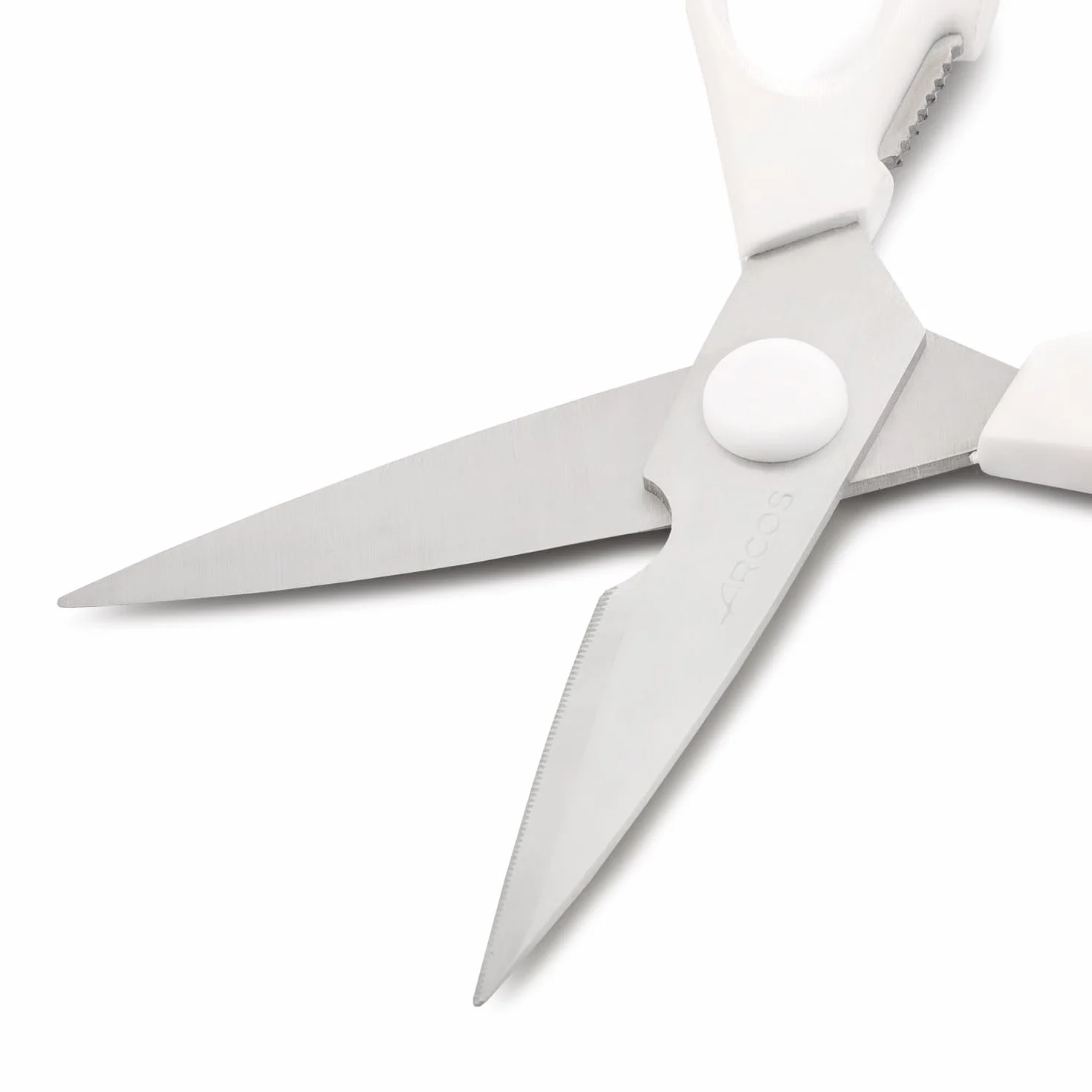 Arcos Serie Prochef, Forbici da Cucina, Lama Acciaio Inossidabile 195 mm, Manico Polipropilene, Colore Bianco