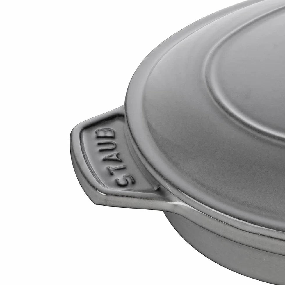 STAUB Piatto da Forno, Ghisa, Grigio, 23 cm