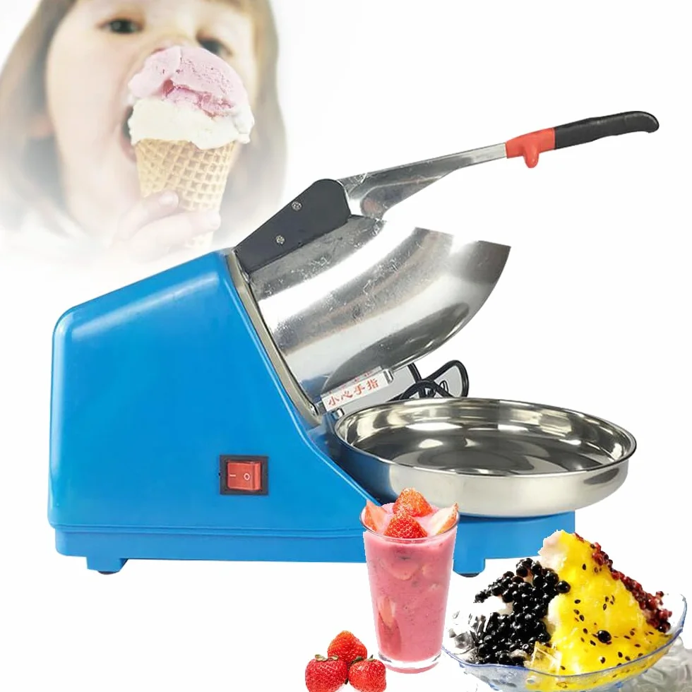 Trituratore Di Ghiaccio, Elettrico, Macchina Per Il Ghiaccio Pettata, Lega Di Alluminio, Impianto Frantumato, Macchina Di Macinazione Ghiaccio Per Cocktail, Preparare Bevande Fredde, Frullati, Bar