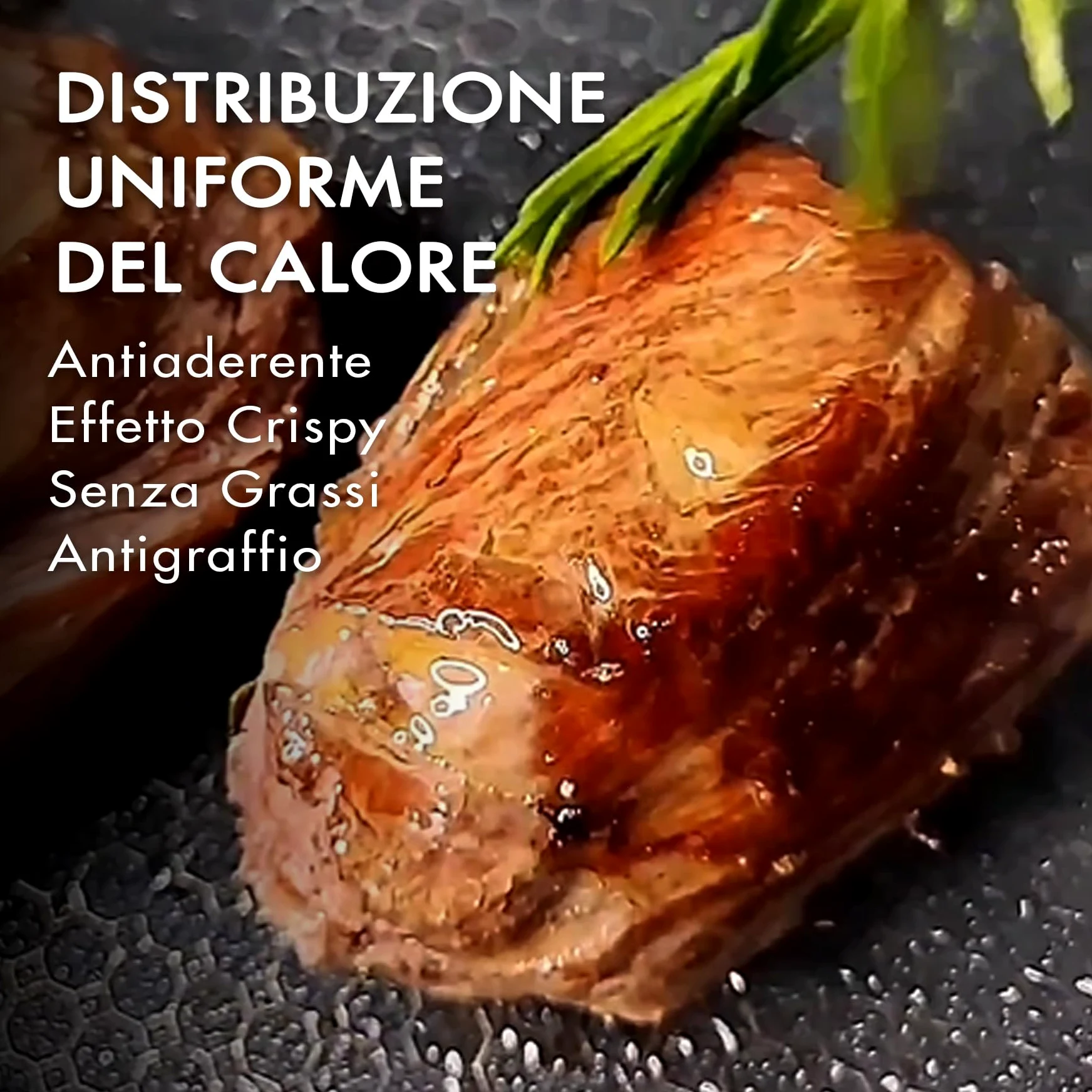 Set di 3 Padelle + Wok | Padella Antiaderente in Acciaio Inox Triplo Strato con Coperchio in Vetro | Antiaderente e Antigraffio | Adatta a tutti i Piani Cottura (HEATEK SET)