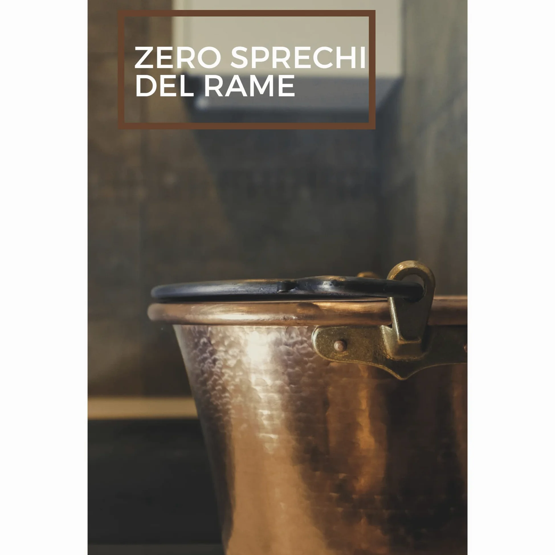 CREARTISTIC Paiolo per Polenta in Rame, 27cm 4,5L - Tradizionale Manico ad Arco Ferro Battuto, 6 Pax, anche per Marmellata, Formaggi, Pentola Martellata a Mano - Made in Italy