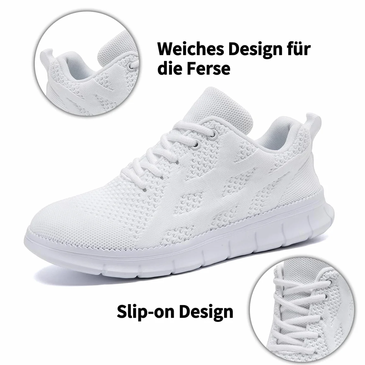 Scarpe da corsa slip on uomo