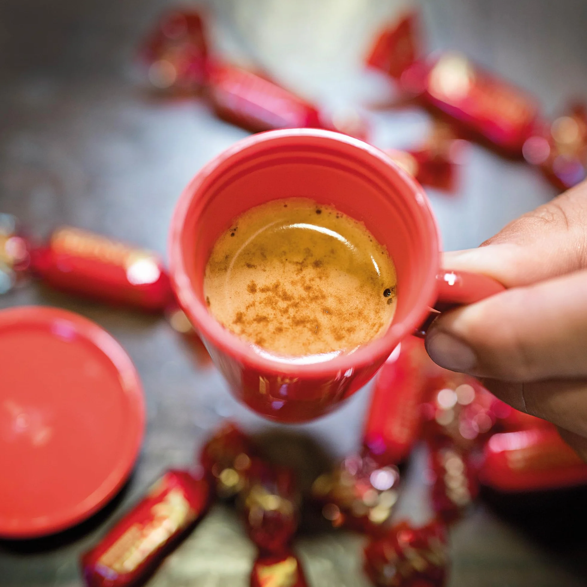 Guzzini Tazzina Caffè da Viaggio Coffee&Go Rosso brillante