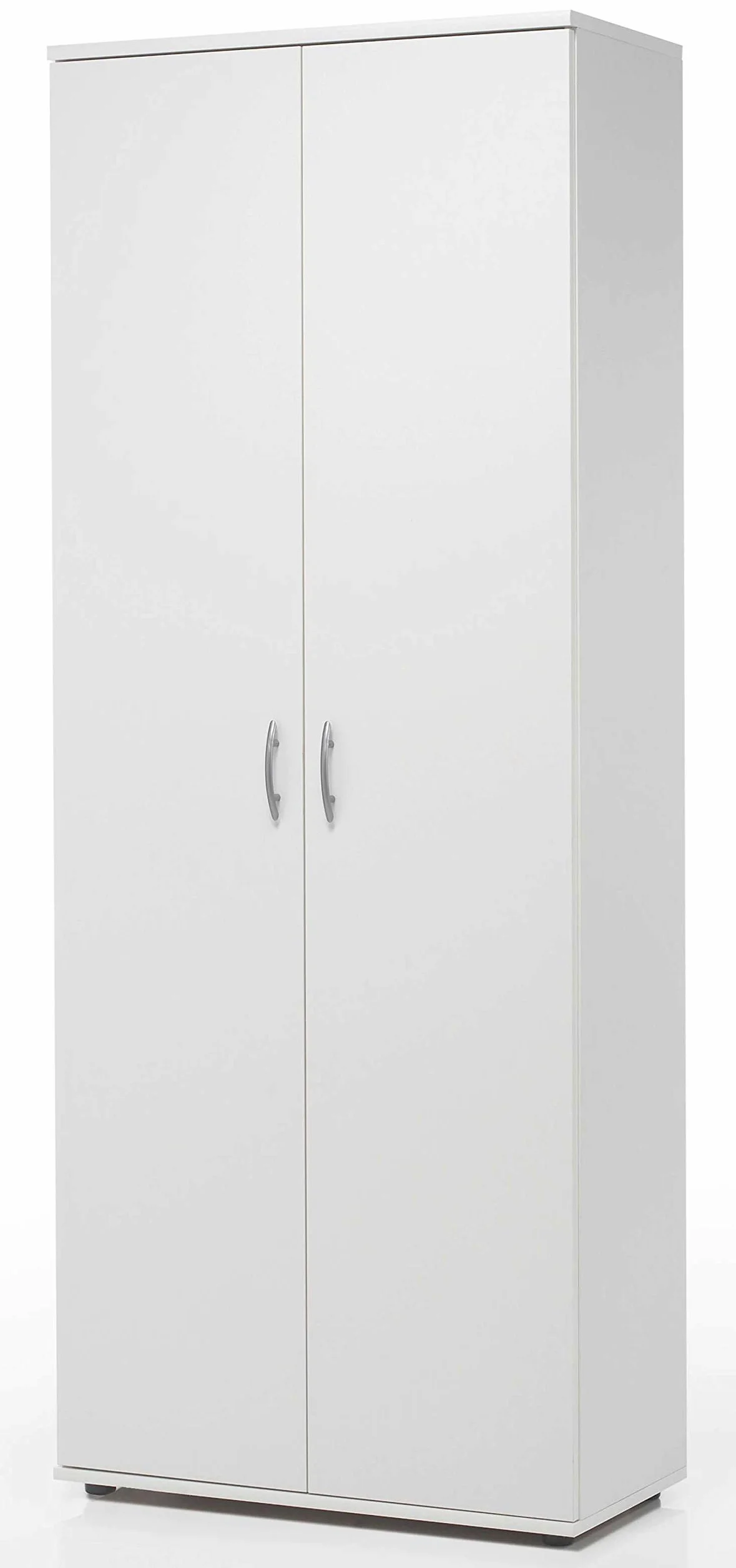 AVANTI TRENDSTORE Talento Scarpiera in legno laminato 2 ante 5 ripiani 70x176x34 cm Bianco