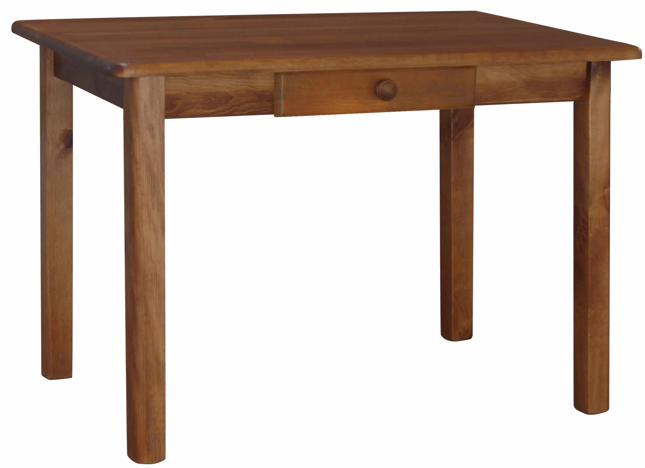 k koma tavolo da pranzo con cassetto, in rovere massiccio, per ristorante (120 x 70 cm)