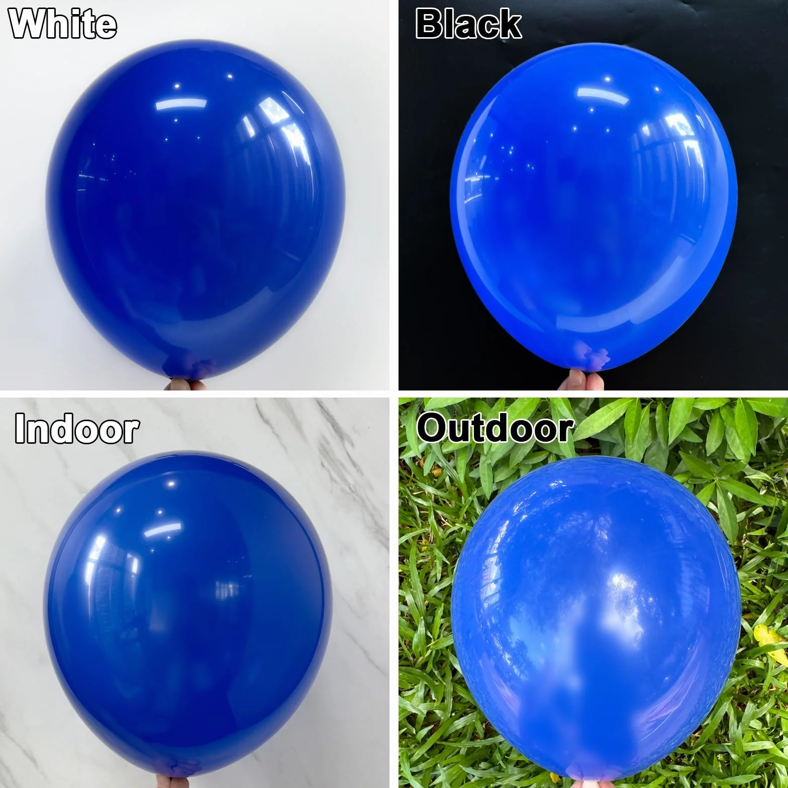 Unisun Palloncini Blu, 50 Pezzi 12 Pollici Palloncini Blu Scuro per Uomo Ragazzi Festa Compleanno Baby Shower Matrimonio Festa Nazionale Laurea Anniversario Decorazioni