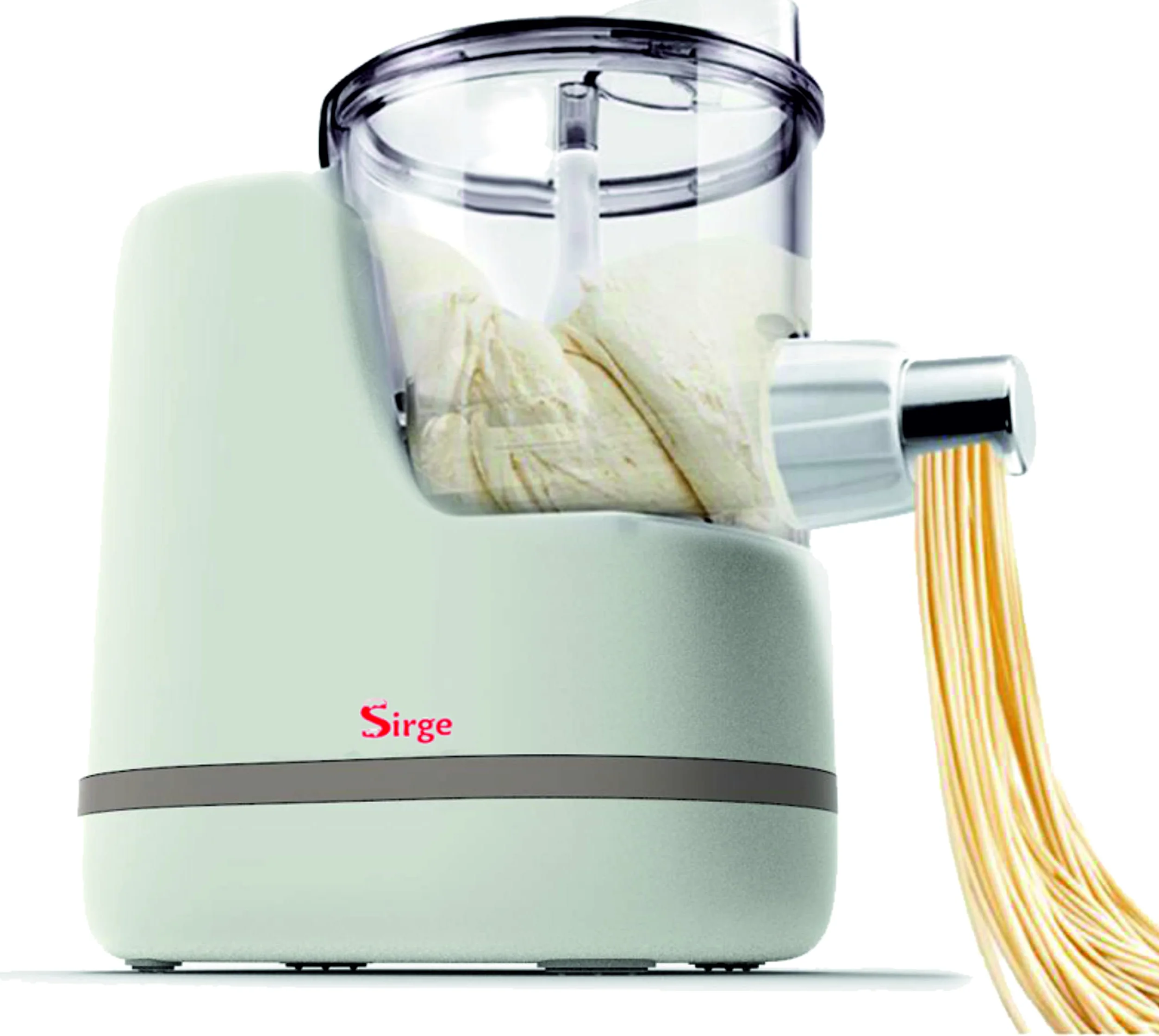Sirge Macchina per pasta fresca intelligente con BILANCIA automatica e 18 TRAFILE - 220W - versamento acqua automatico