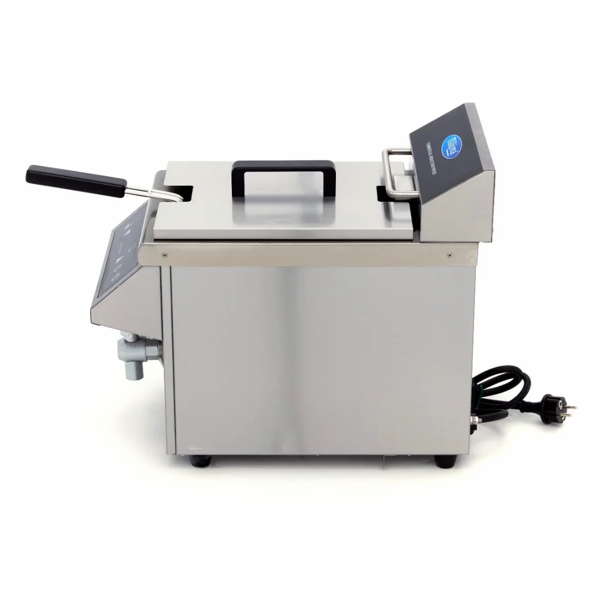 Maxima Friggitrice - 8L - 1 Cestello - Induzione - con Rubinetto di Scarico