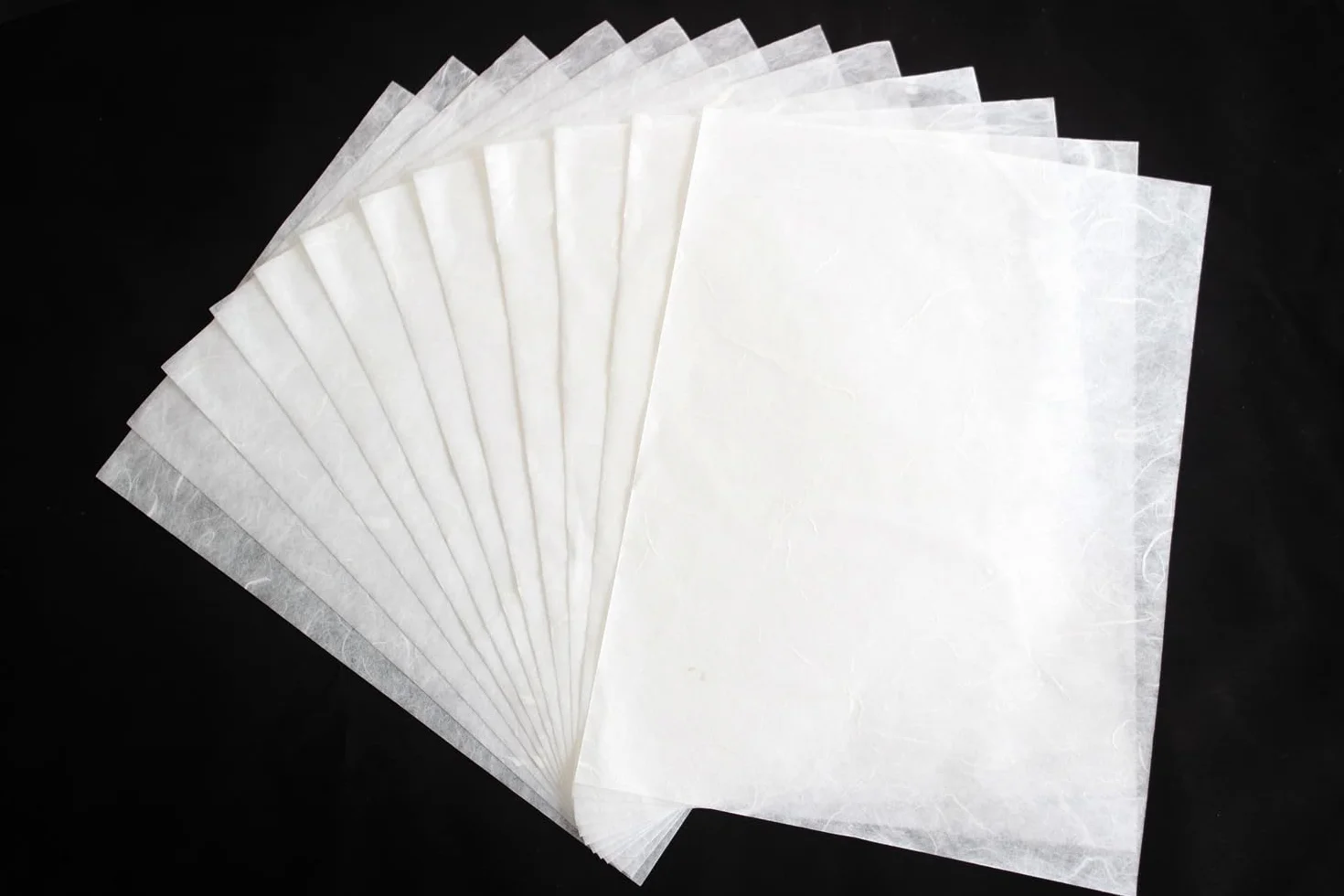 Fogli di carta di gelso Washi giapponese A4 per origami decoupage su vetro 50 fogli